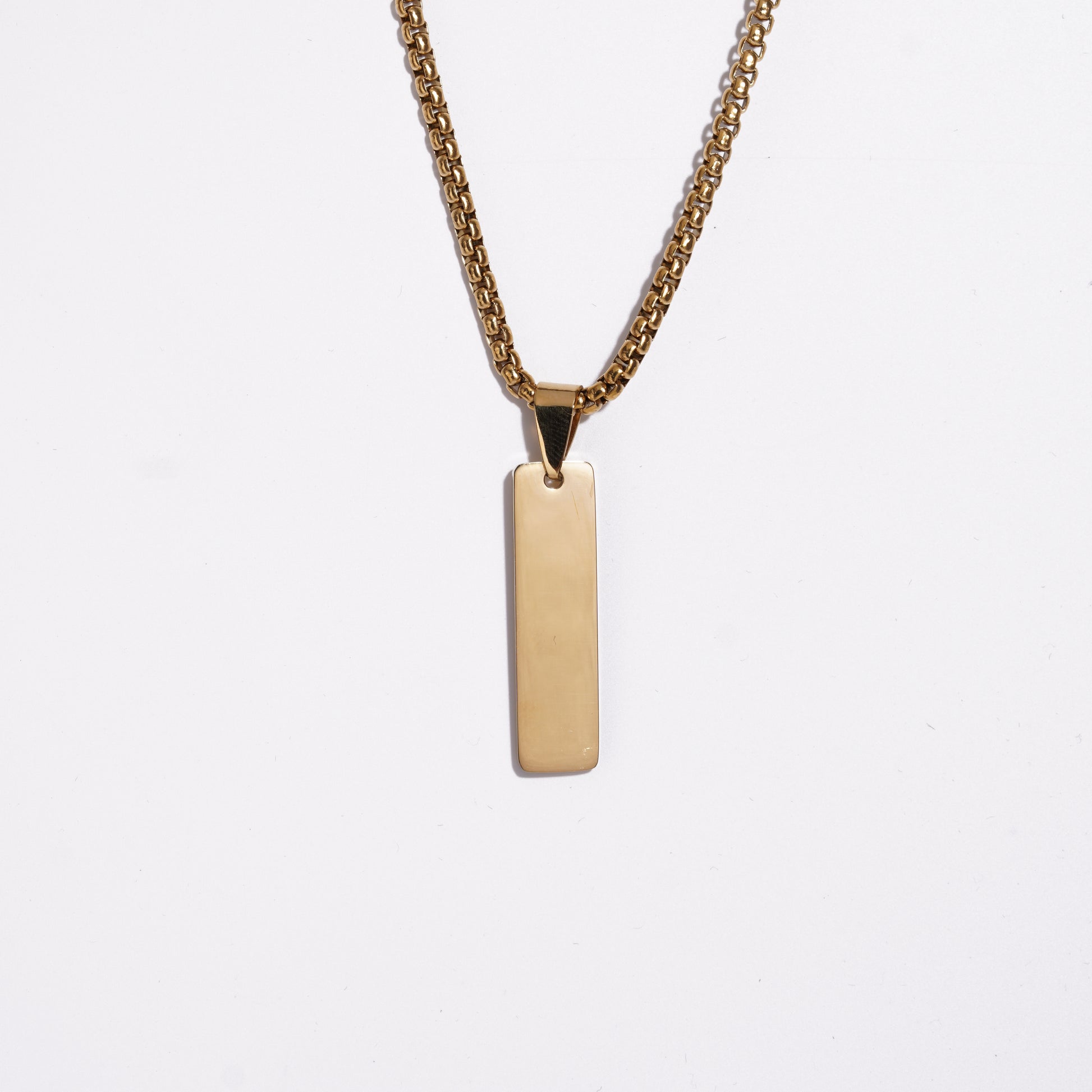 Rectangle Pendent With Ball Chain (XXL)