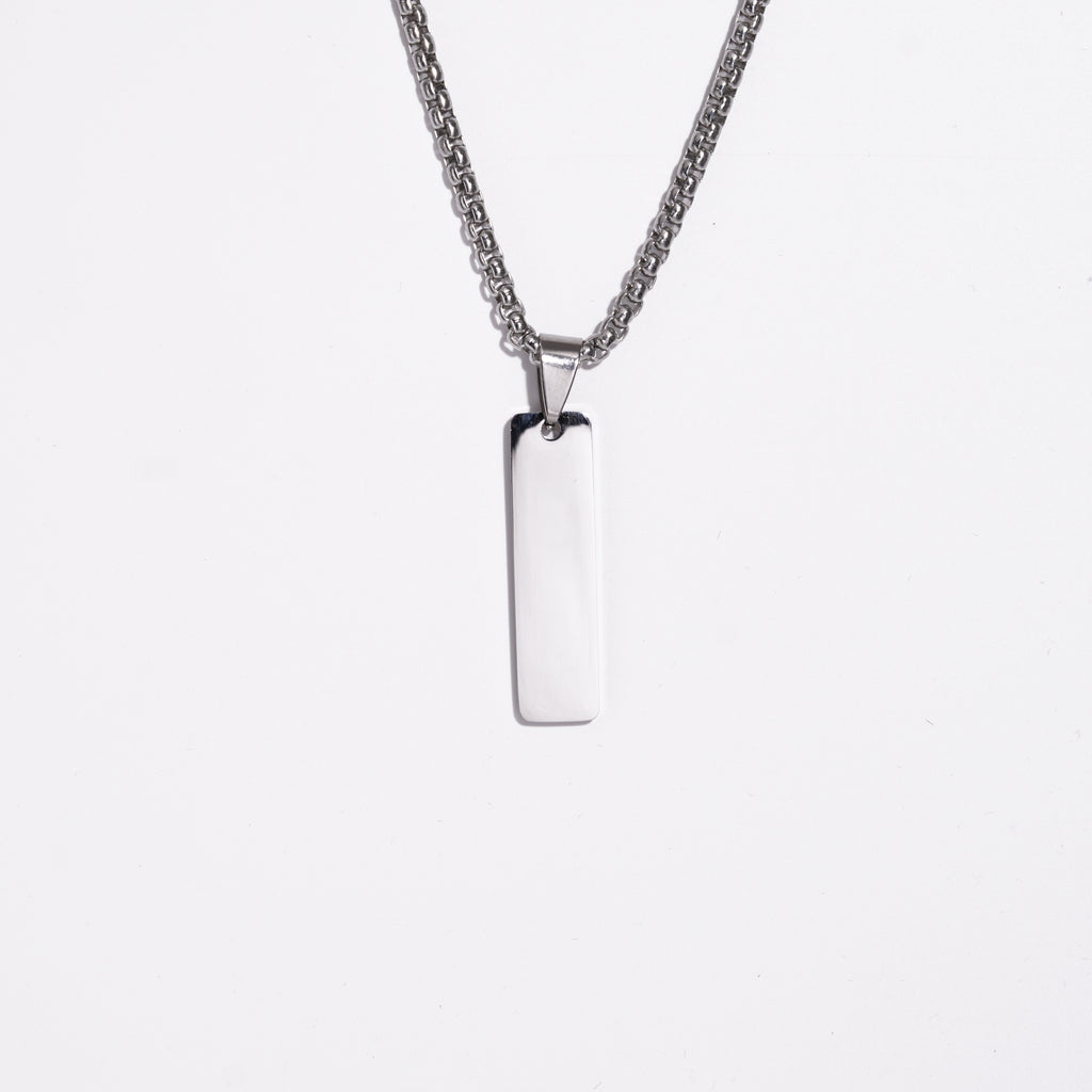 Rectangle Pendent With Ball Chain (XXL)