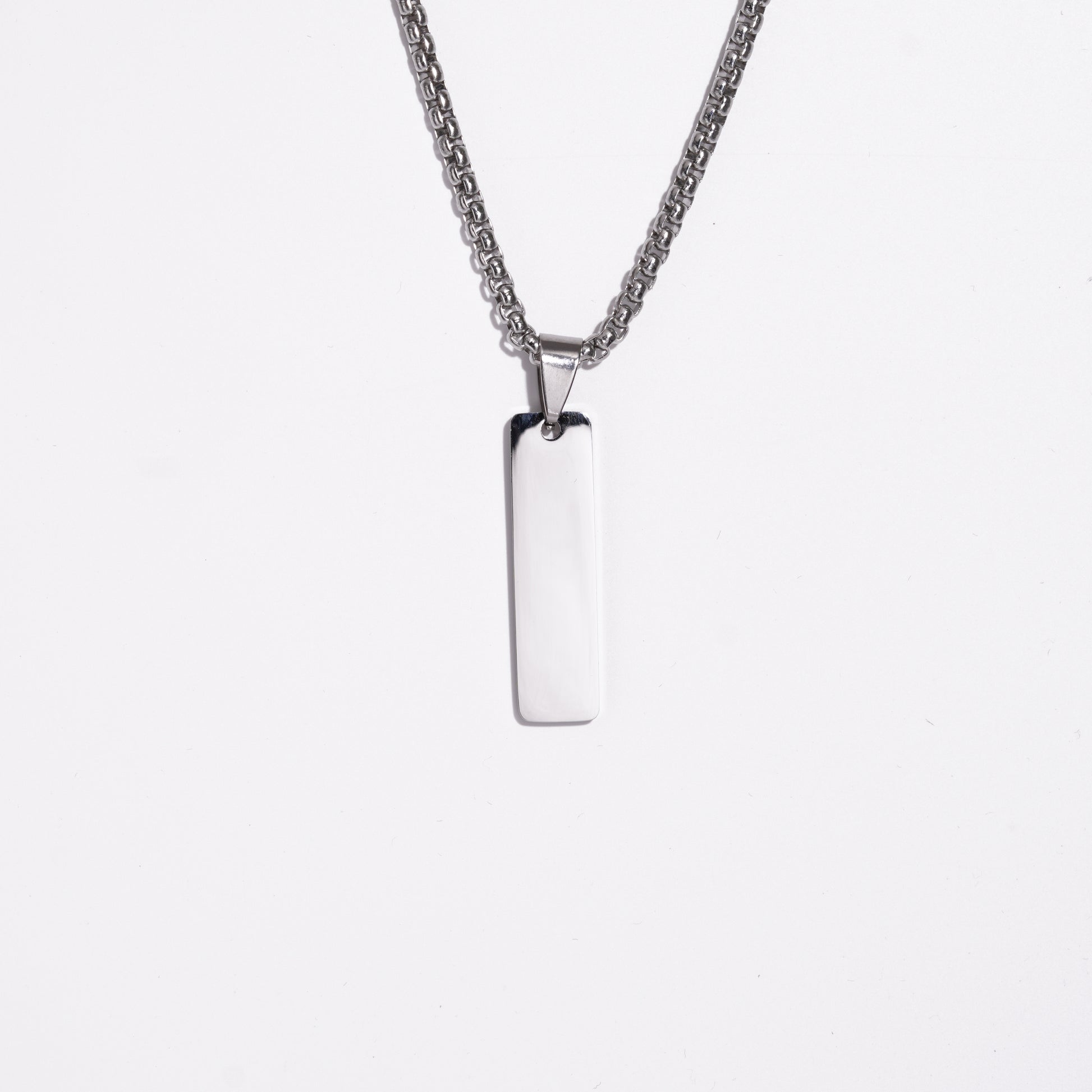 Rectangle Pendent With Ball Chain (XXL)