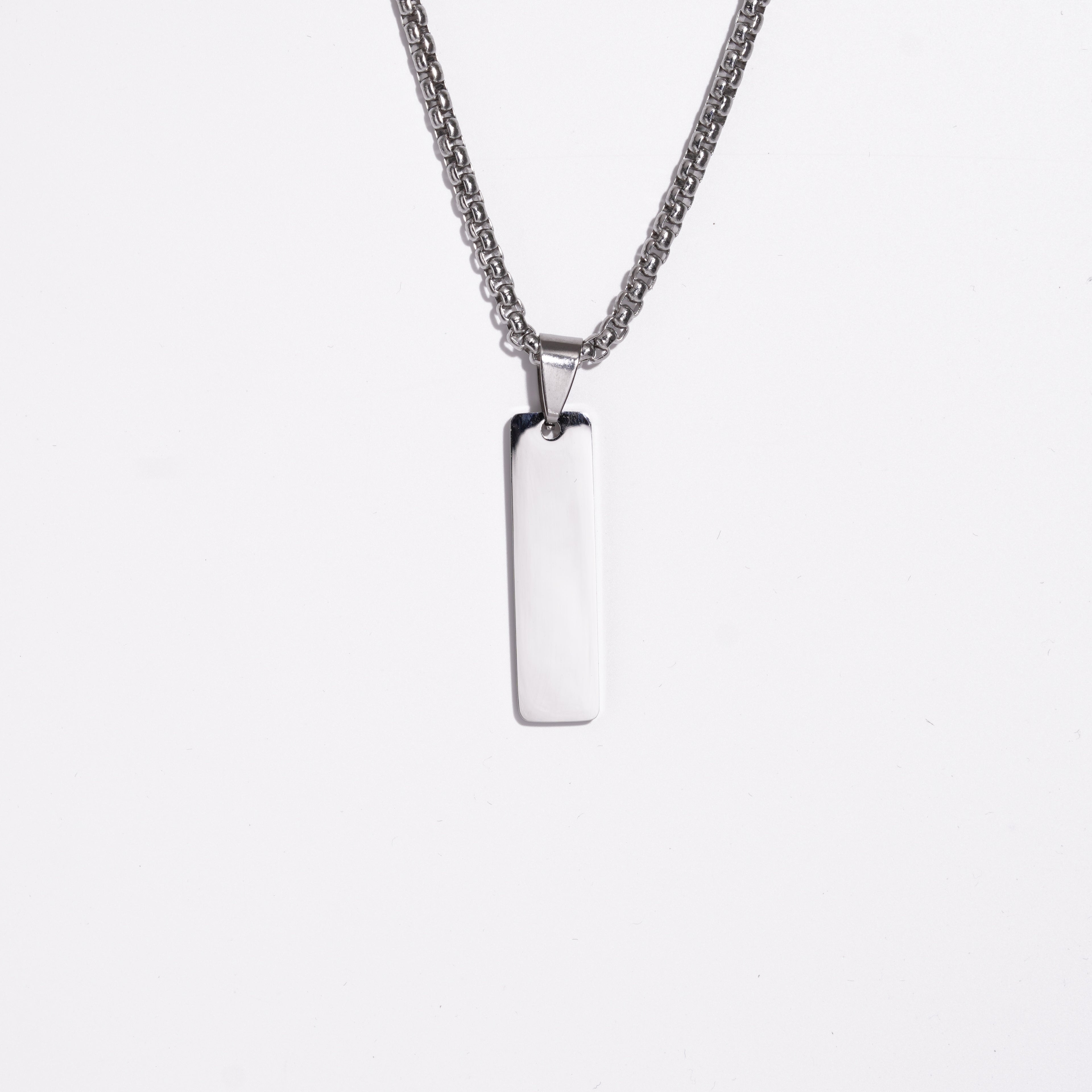 Rectangle Pendent With Ball Chain (XXL)