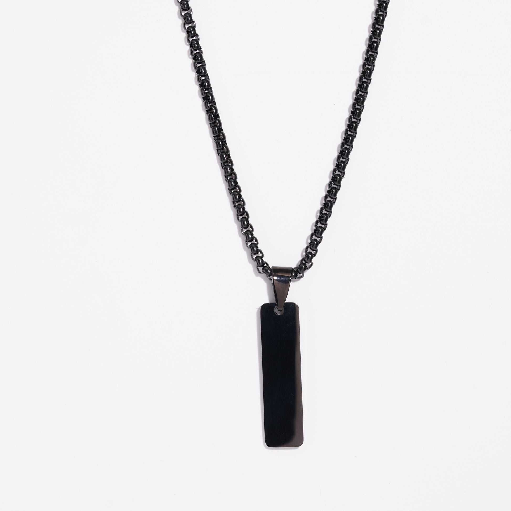 Rectangle Pendent With Ball Chain (XXL)
