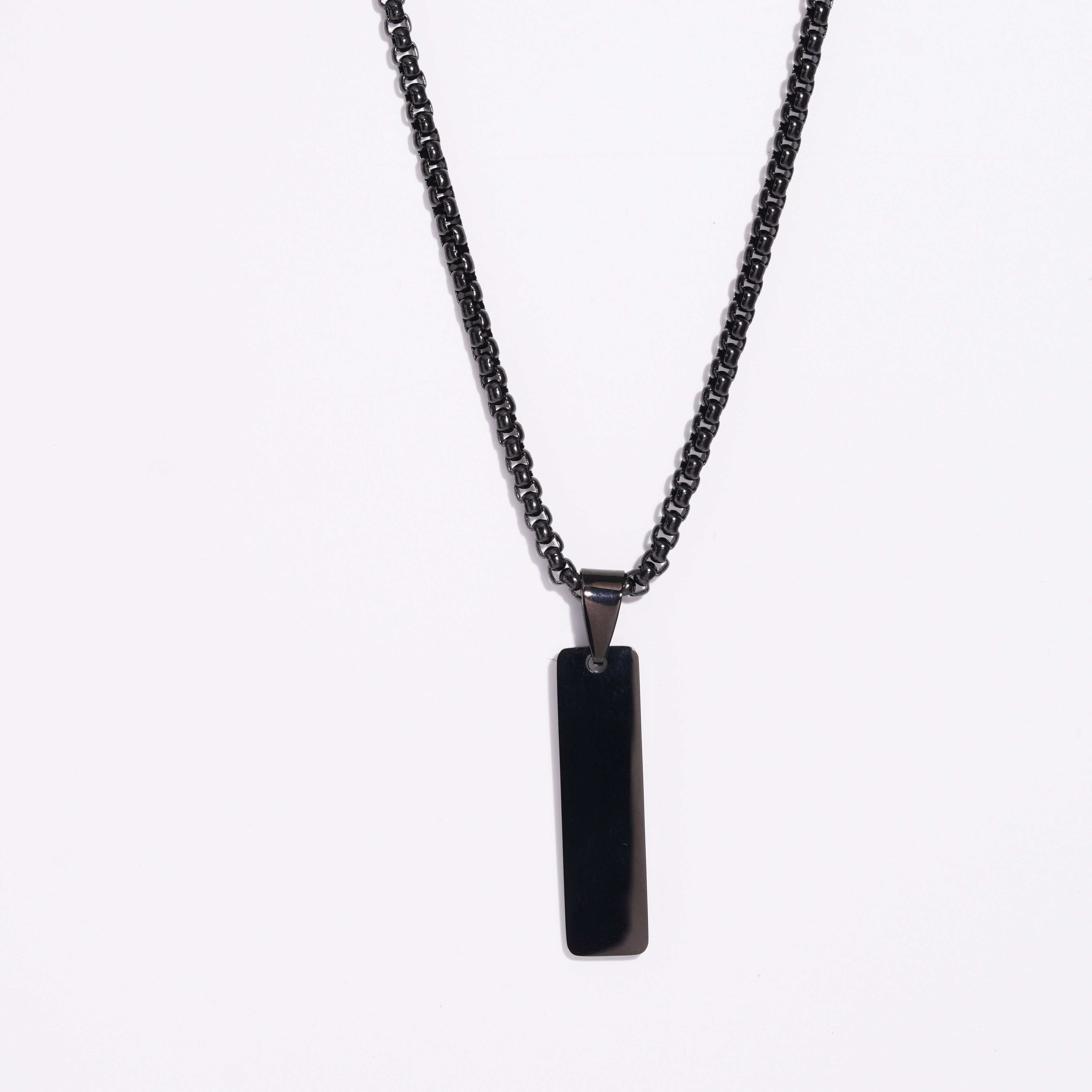 Rectangle Pendent With Ball Chain (XXL)