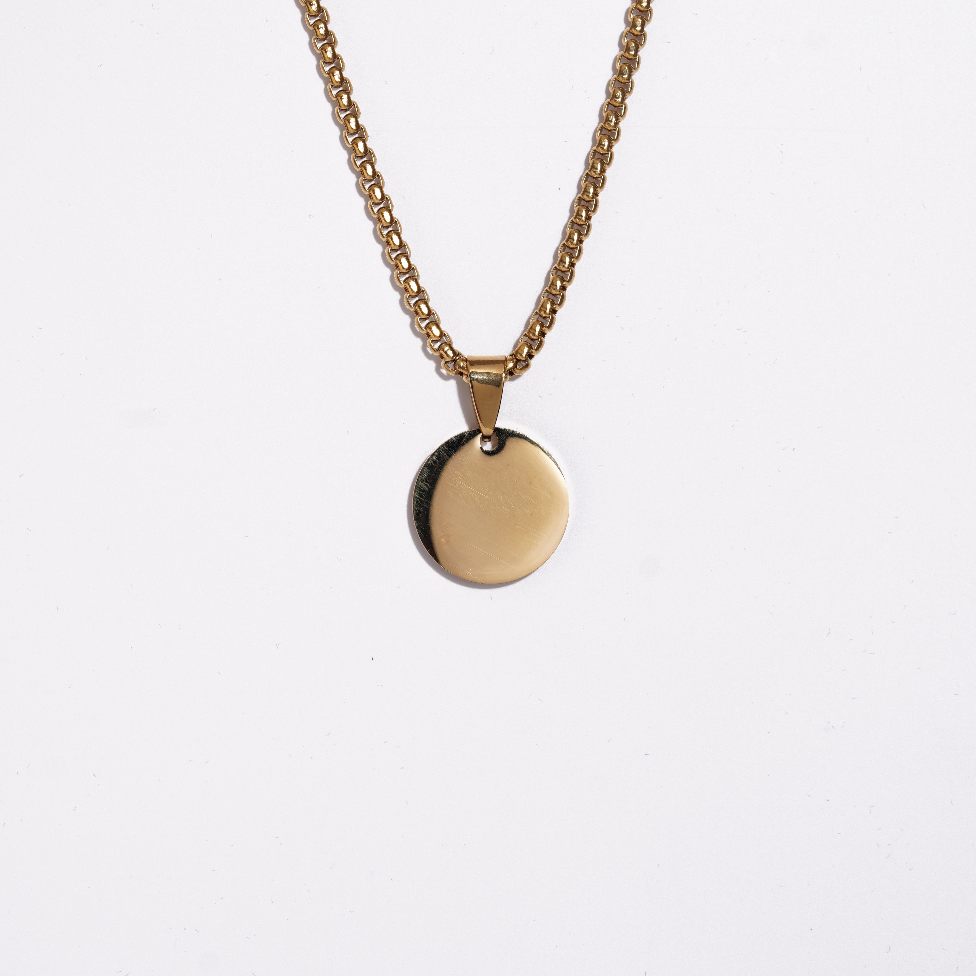 Circle Pendent With Ball Chain (XXL-size)
