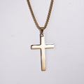 Cross Pendent With Ball Chain (XXL-size)