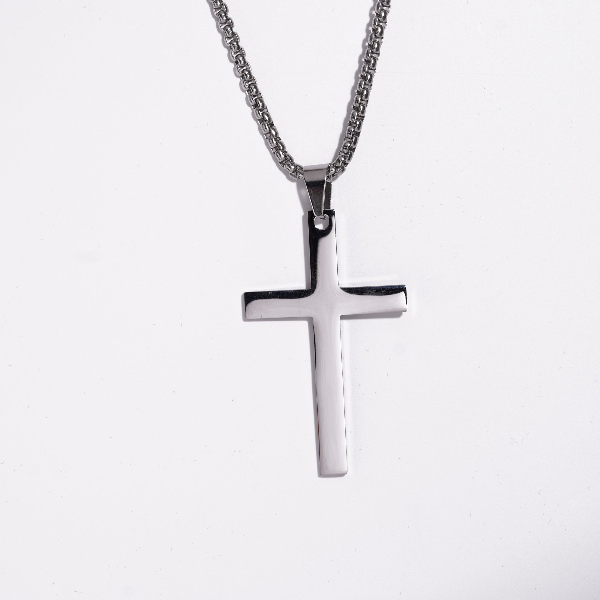 Cross Pendent With Ball Chain (XXL-size)