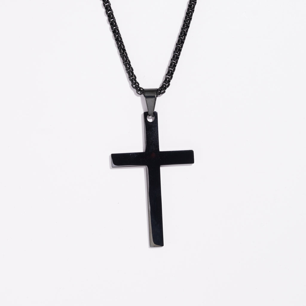 Cross Pendent With Ball Chain (XXL-size)