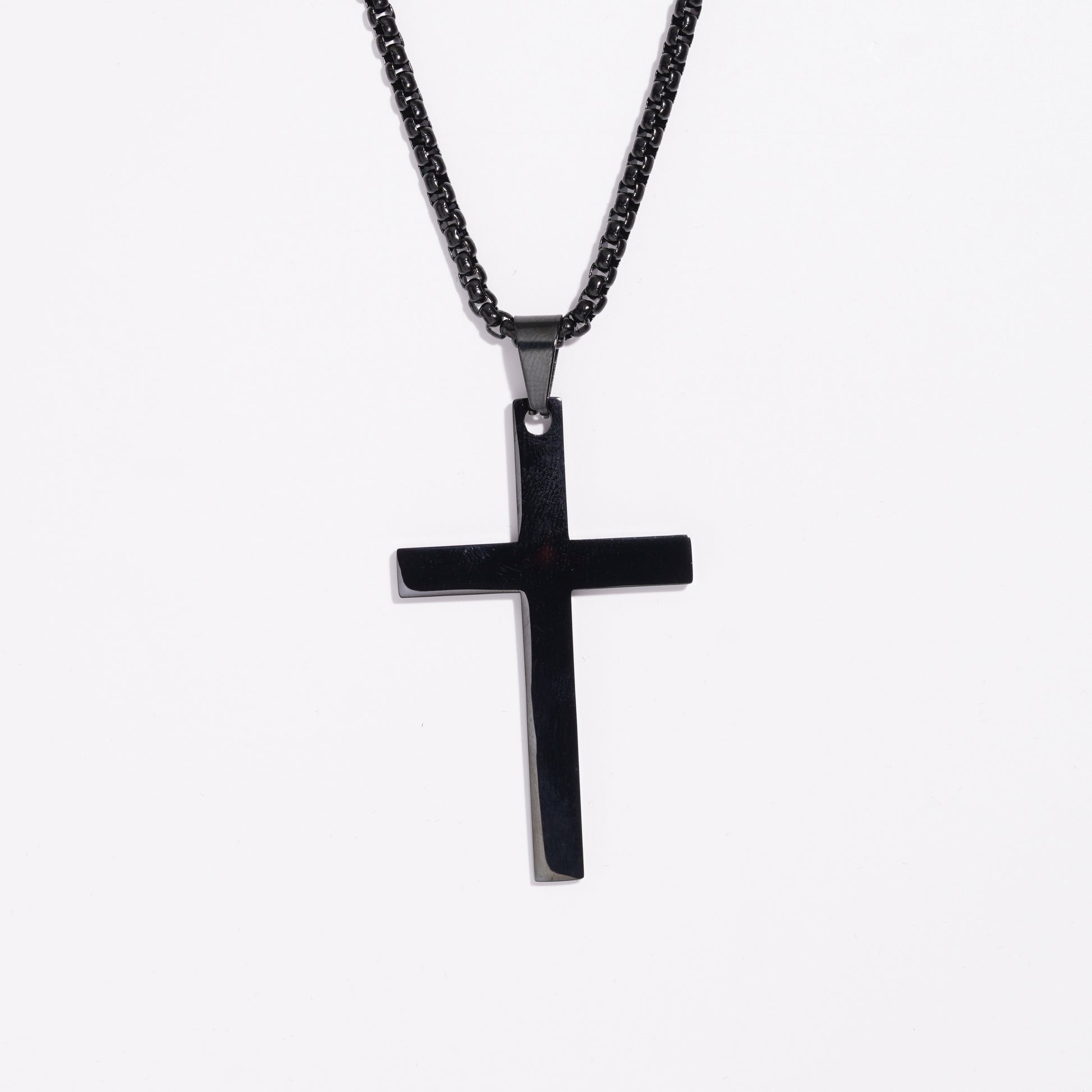 Cross Pendent With Ball Chain (XXL-size)