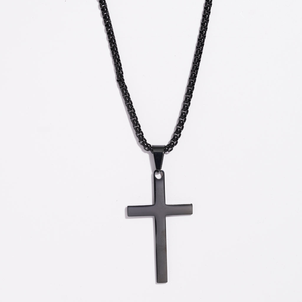 Cross Pendent With Ball Chain (XL-size)