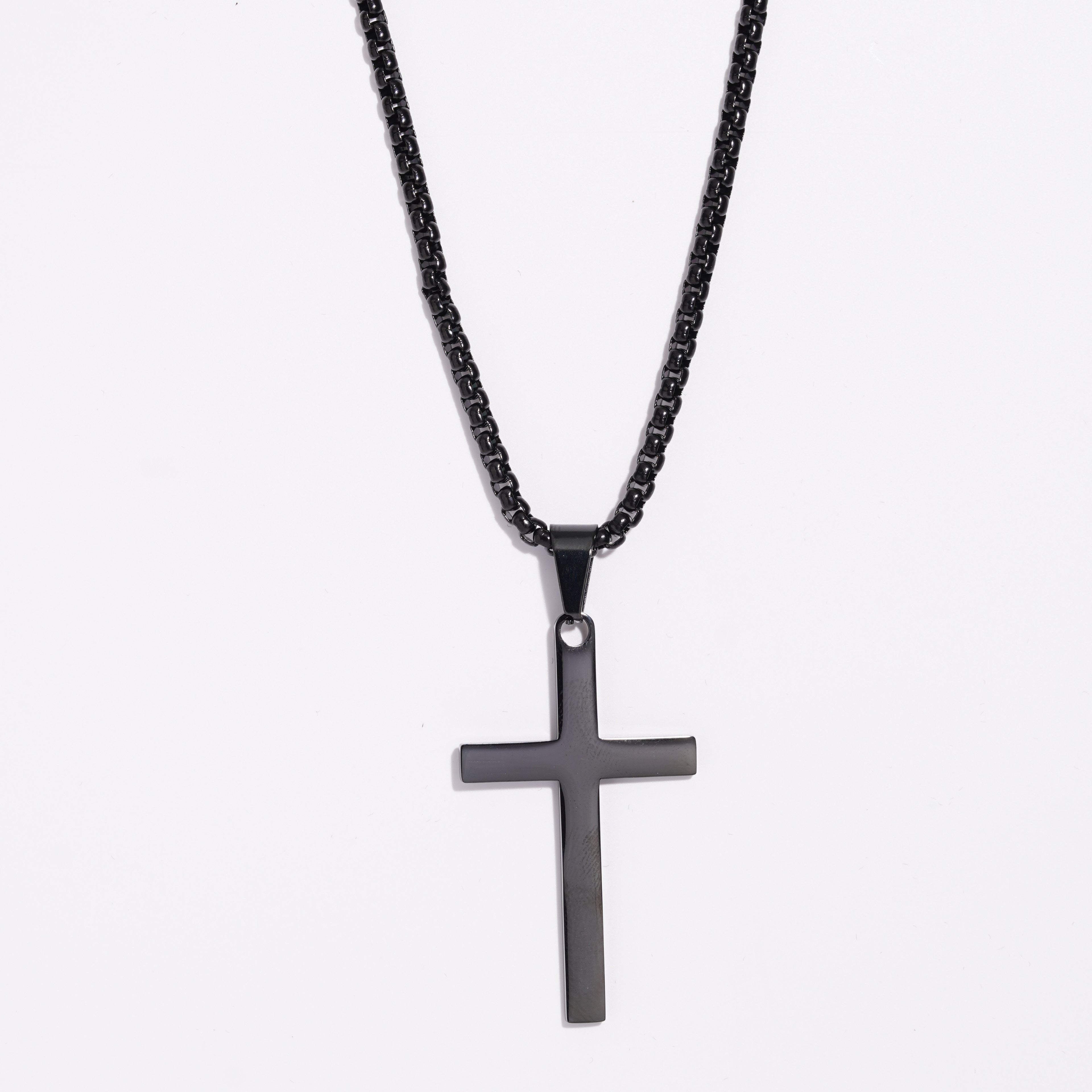 Cross Pendent With Ball Chain (XL-size)