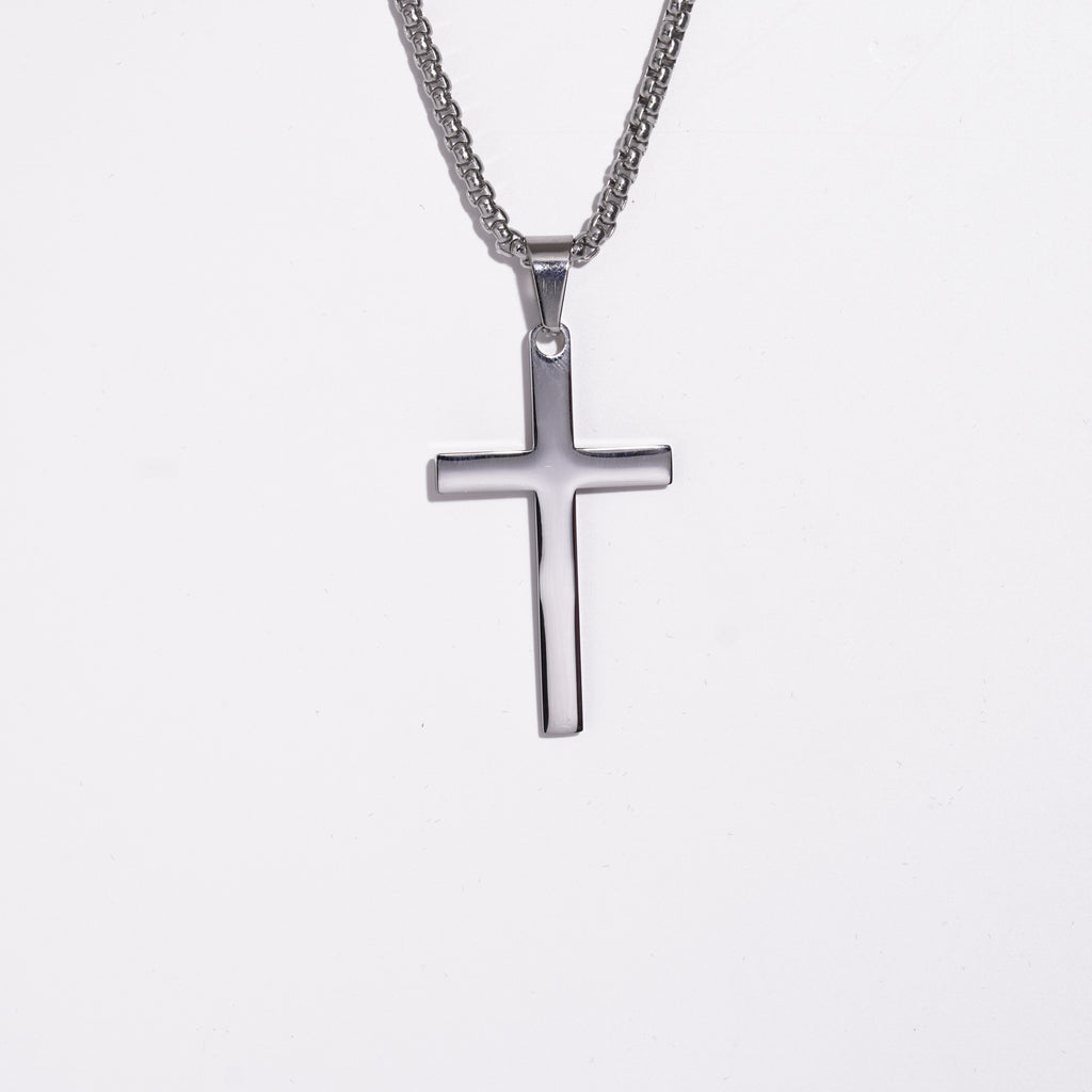 Cross Pendent With Ball Chain (XL-size)