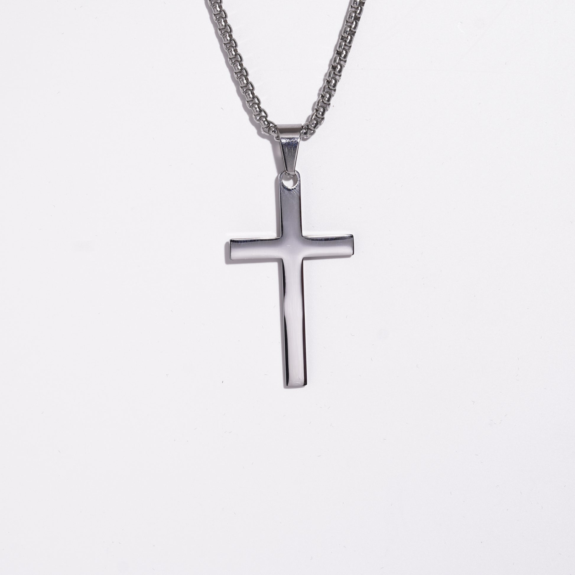 Cross Pendent With Ball Chain (XL-size)