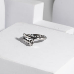 208 Oxidised Ring For Men