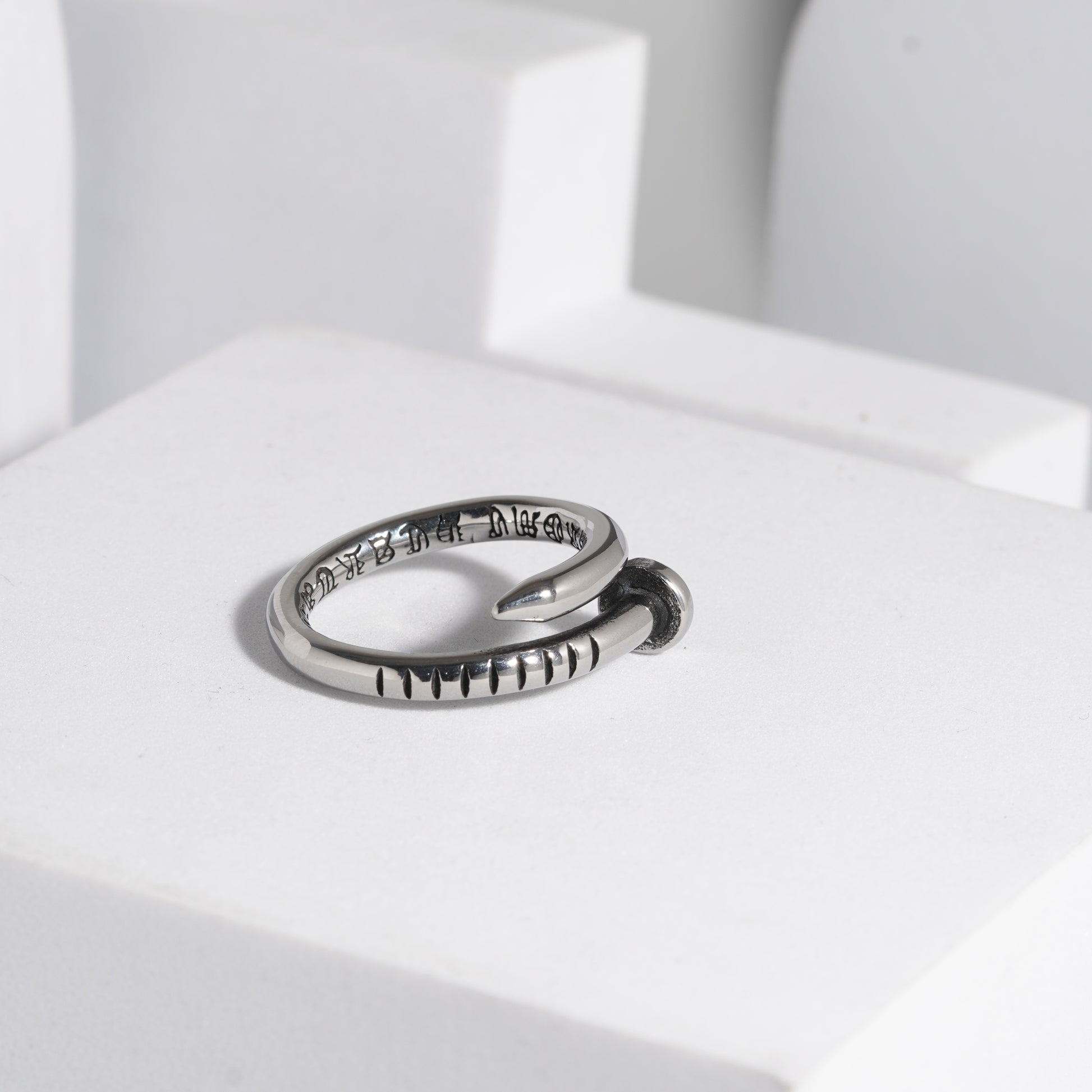 208 Oxidised Ring For Men