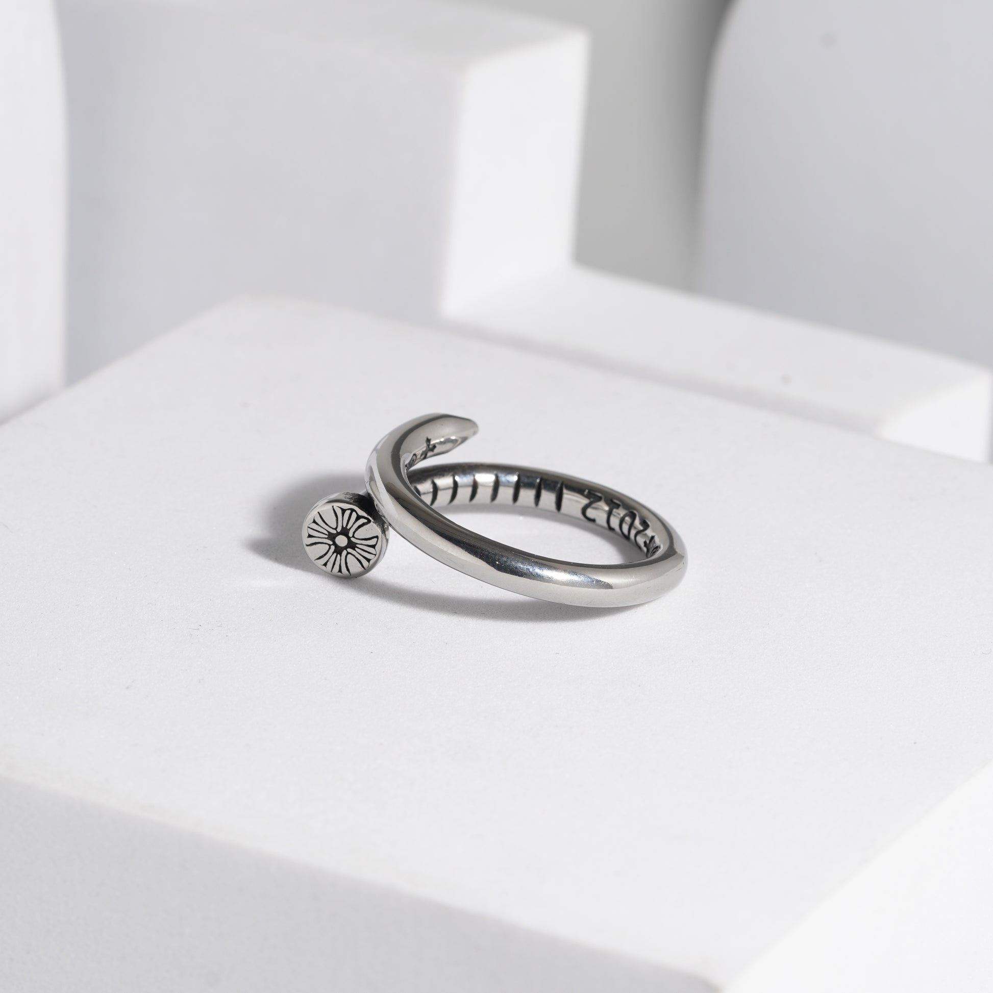 208 Oxidised Ring For Men