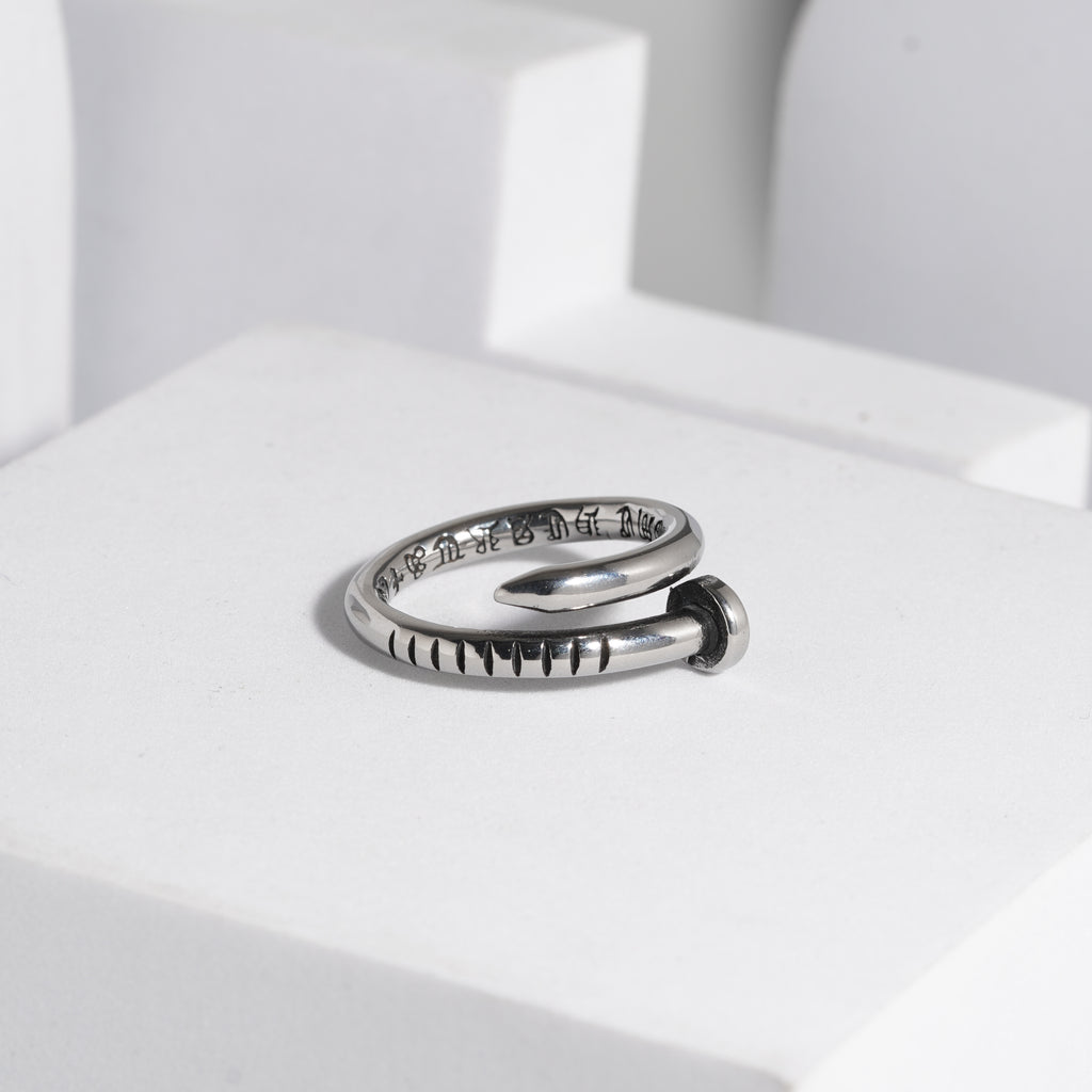 208 Oxidised Ring For Men