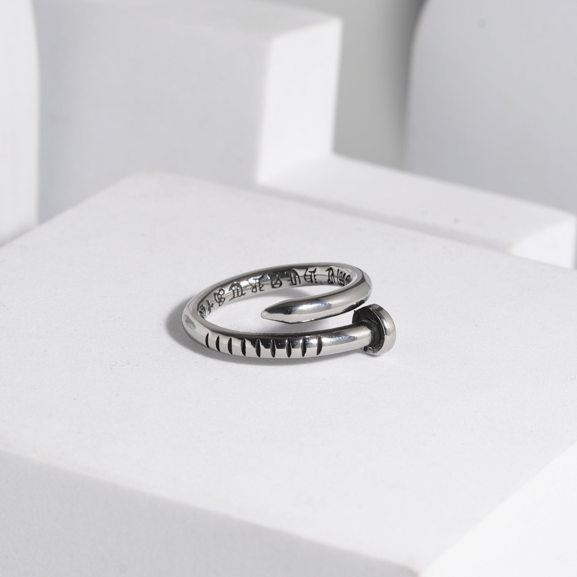 208 Oxidised Ring For Men