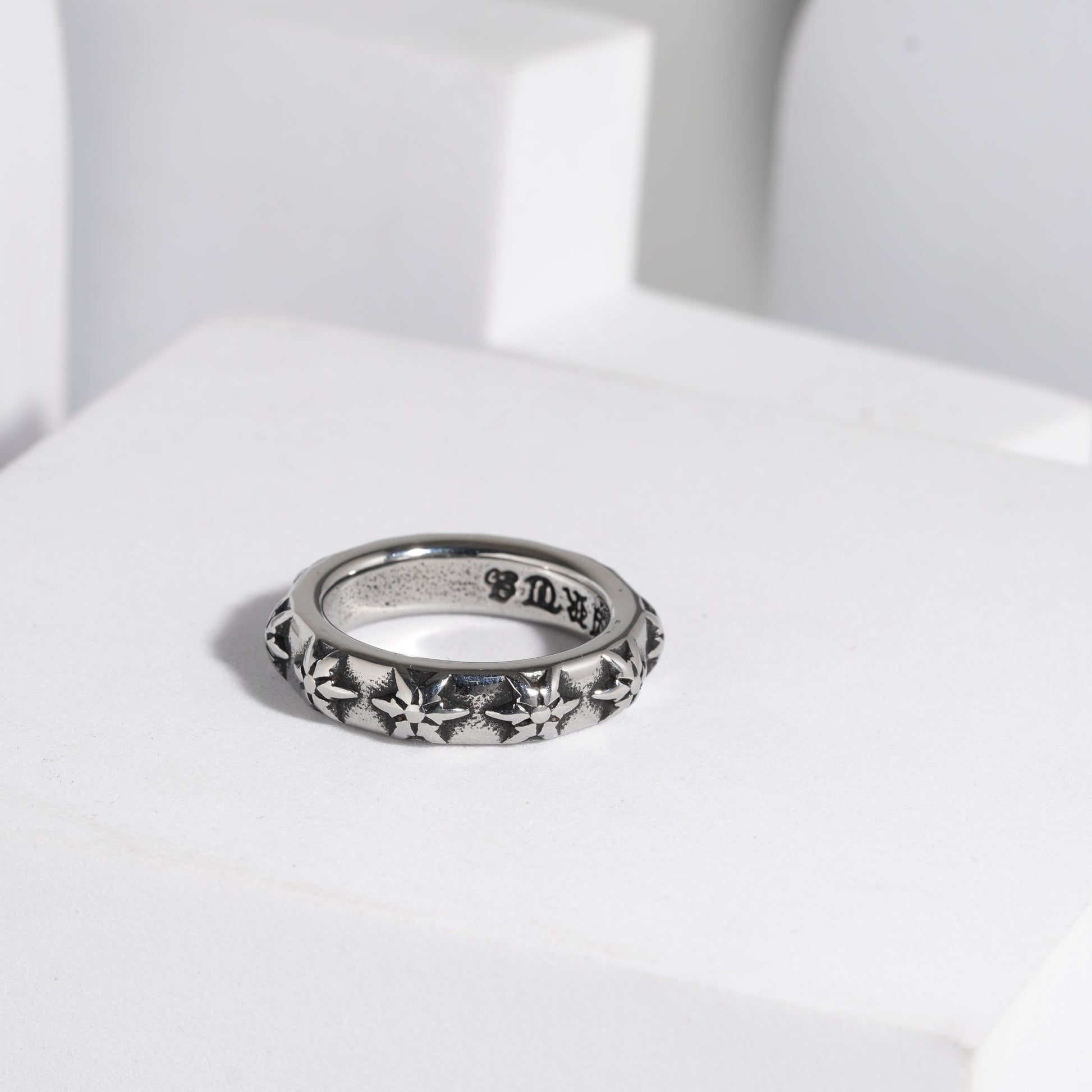 210 Oxidised Ring For Men
