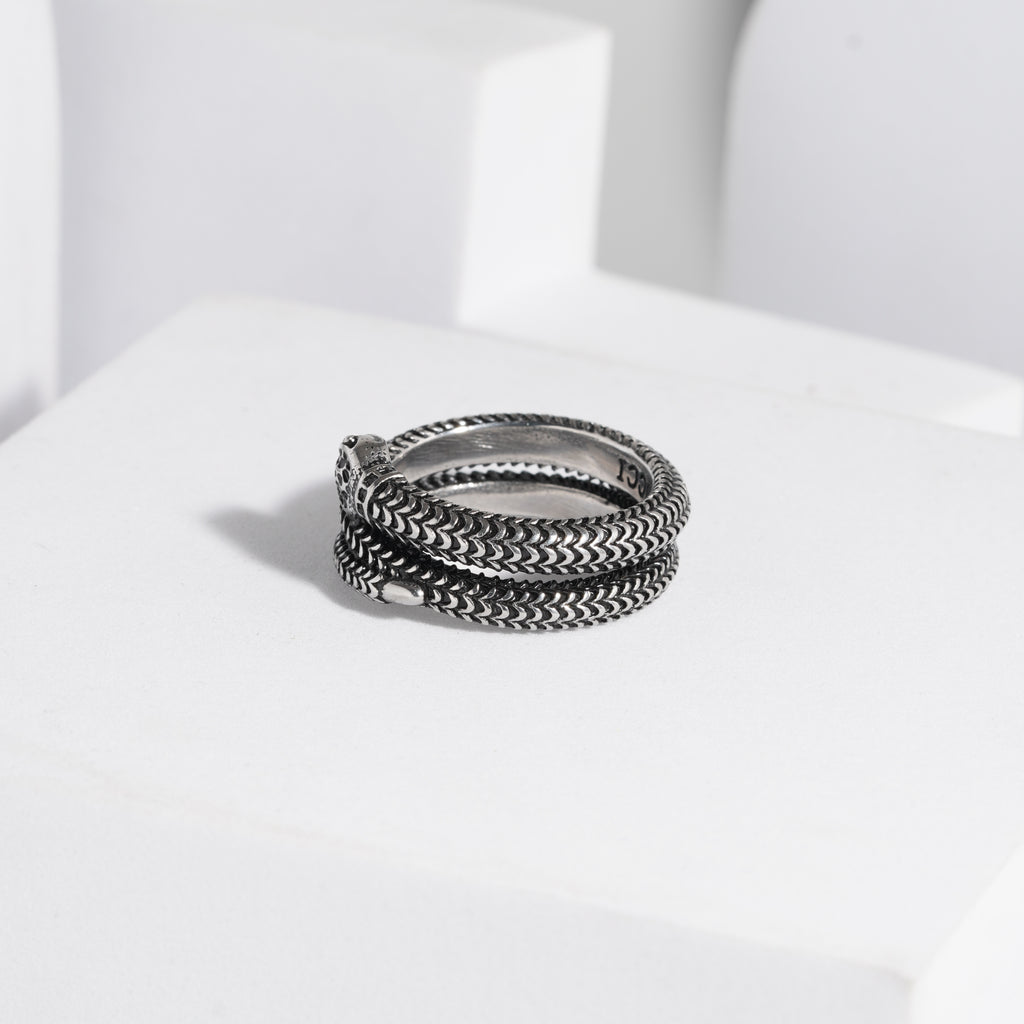 210 Oxidised Ring For Men