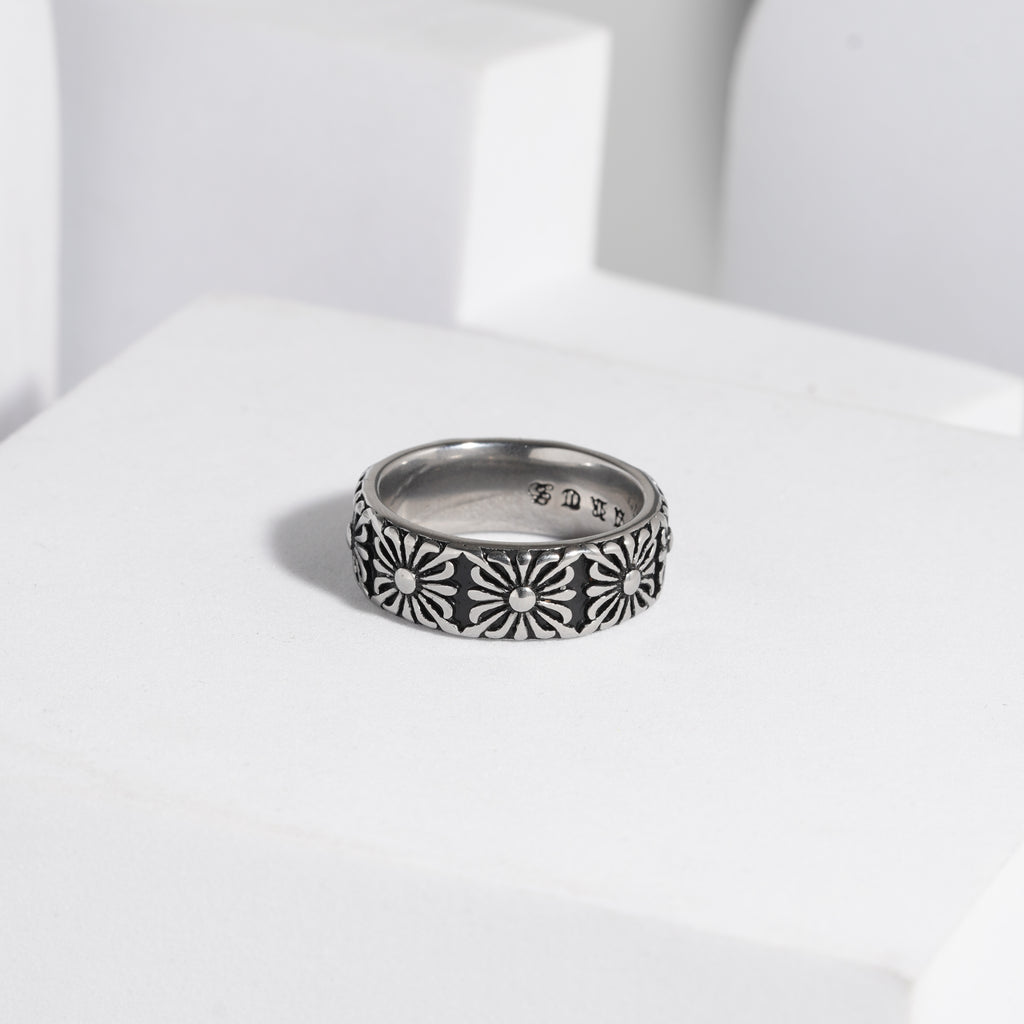 206 Oxidised Ring For Men