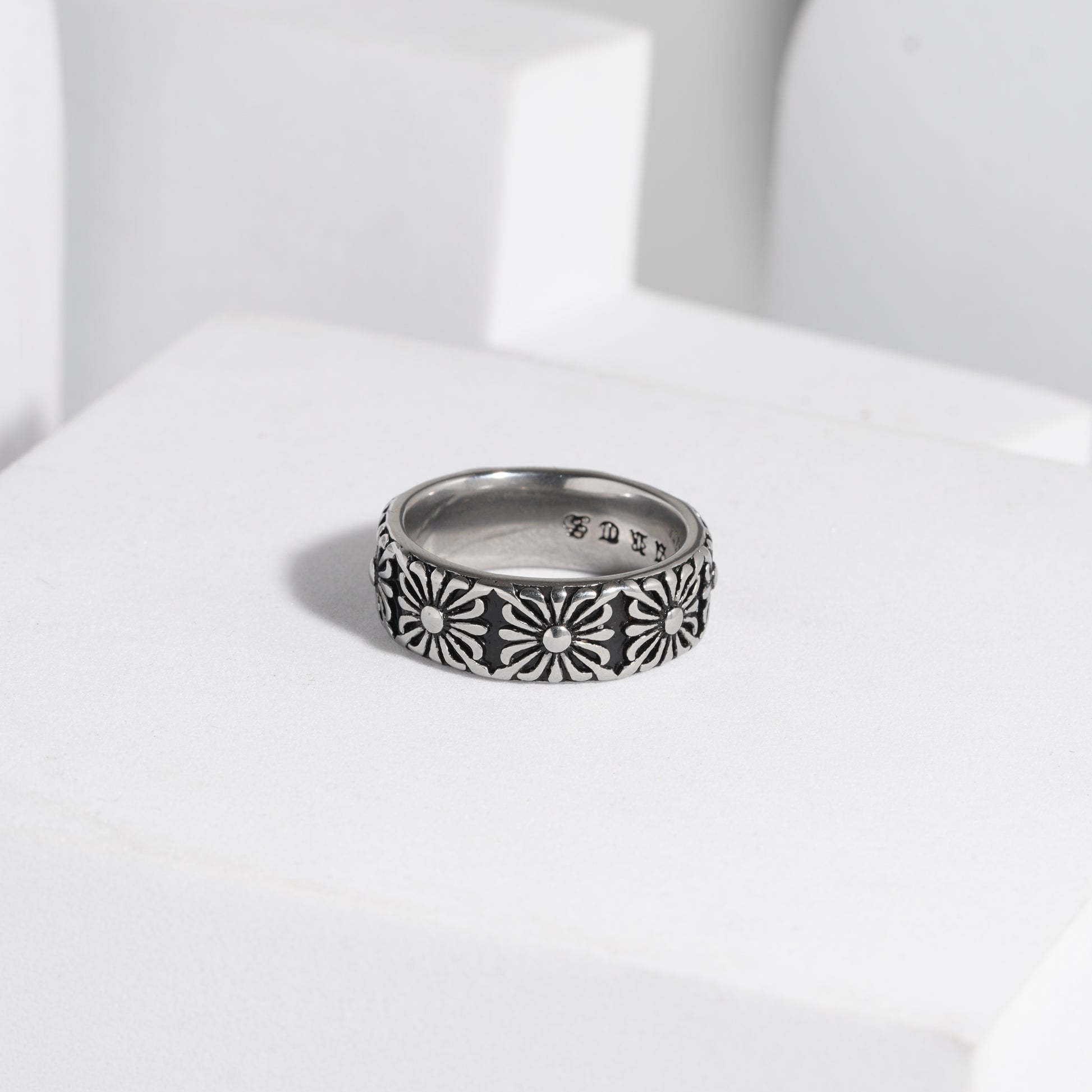 206 Oxidised Ring For Men