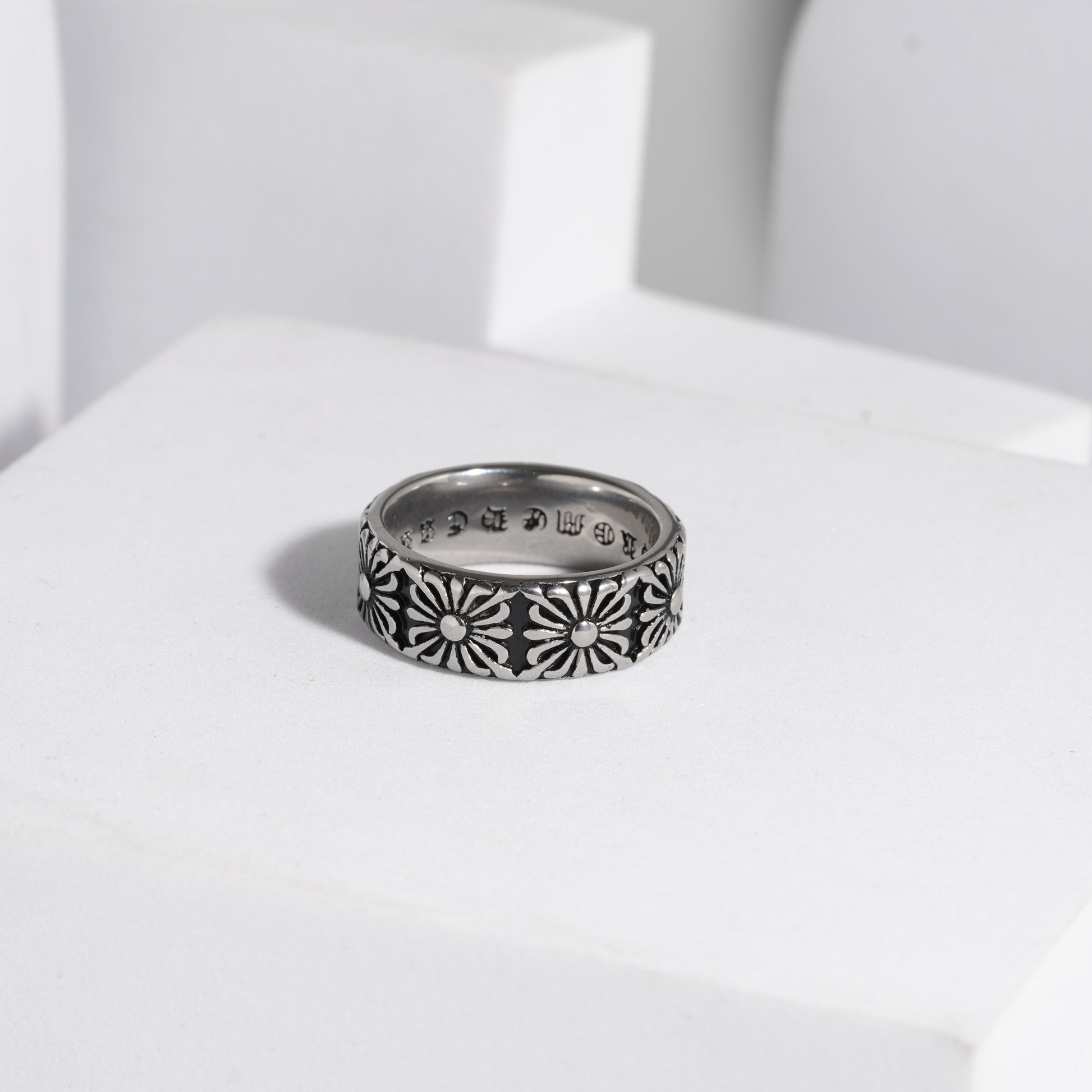 206 Oxidised Ring For Men
