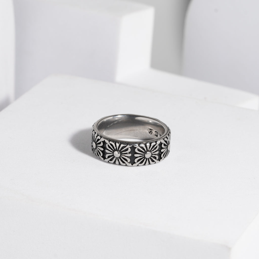 206 Oxidised Ring For Men