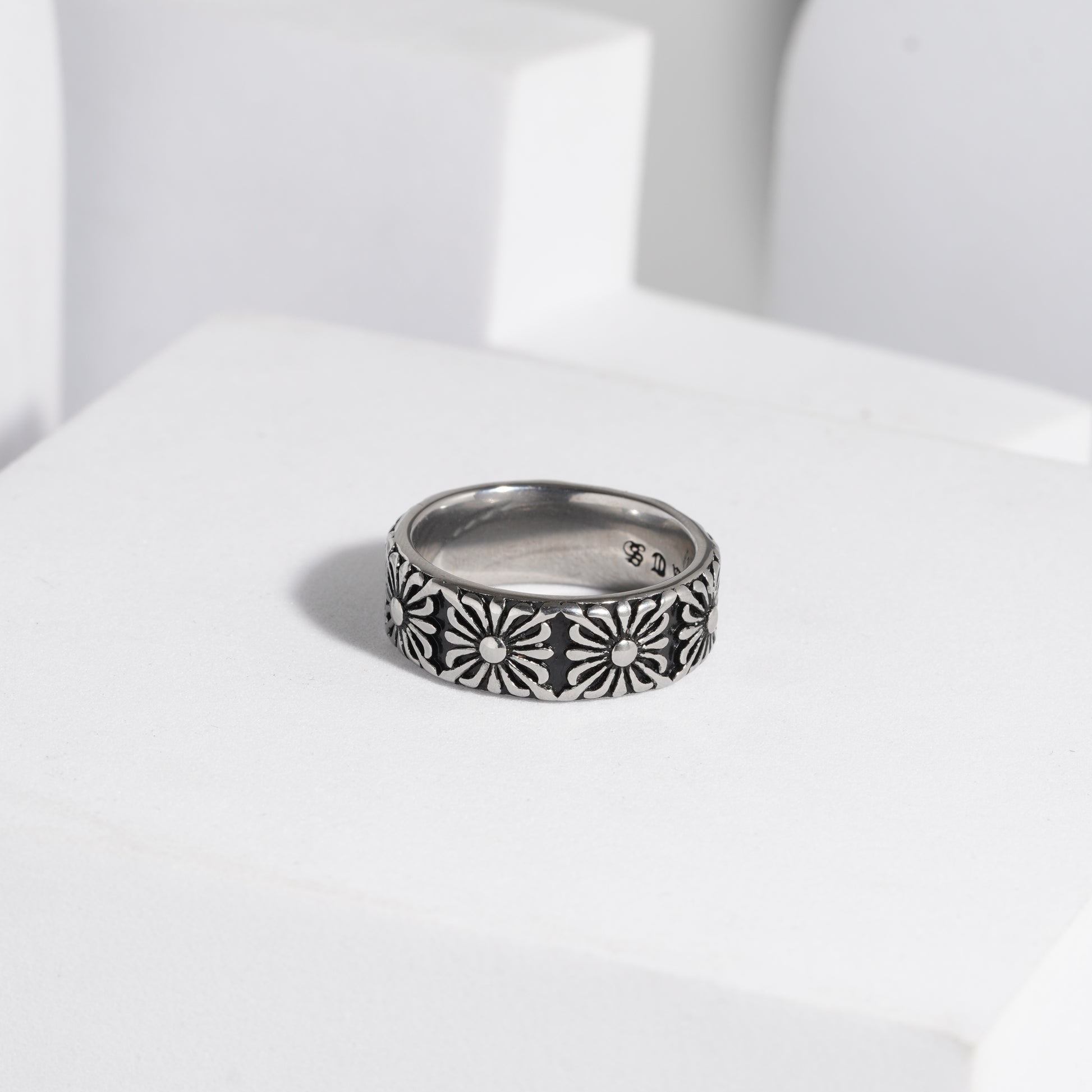 206 Oxidised Ring For Men