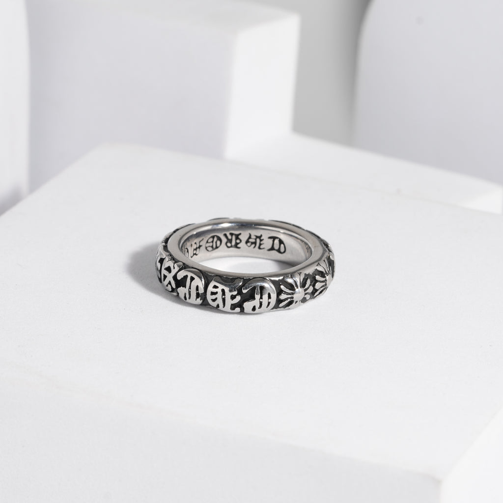 225 Oxidised Ring For Men