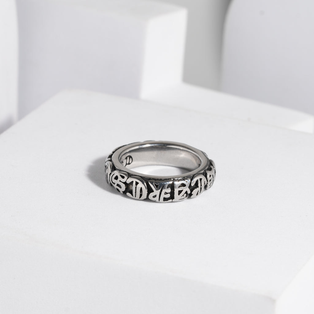 225 Oxidised Ring For Men