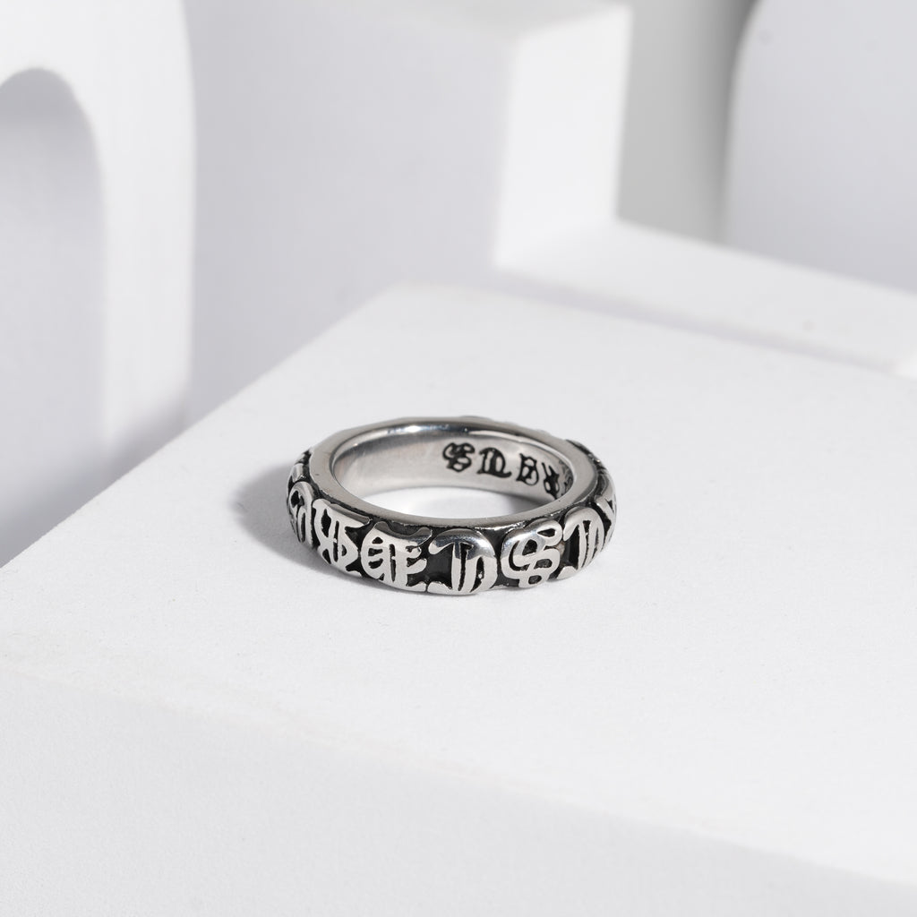 225 Oxidised Ring For Men