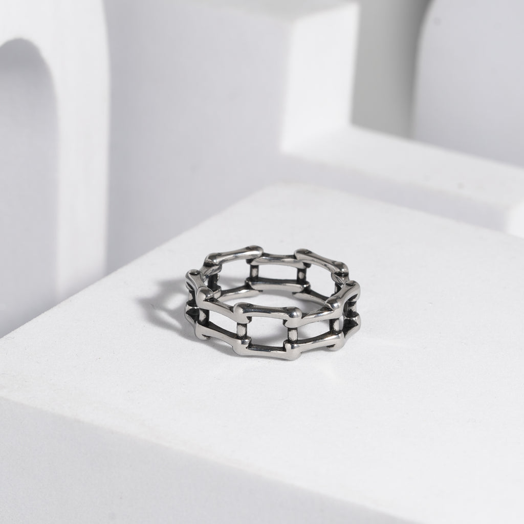 292 Oxidised Ring For Men