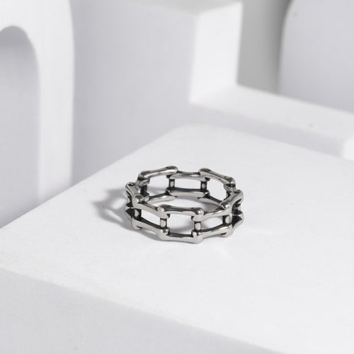 292 Oxidised Ring For Men