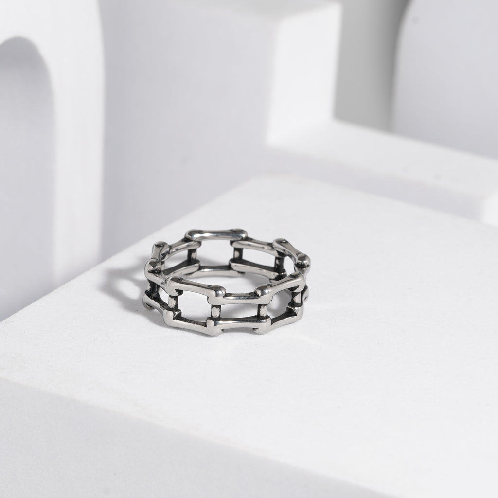 292 Oxidised Ring For Men