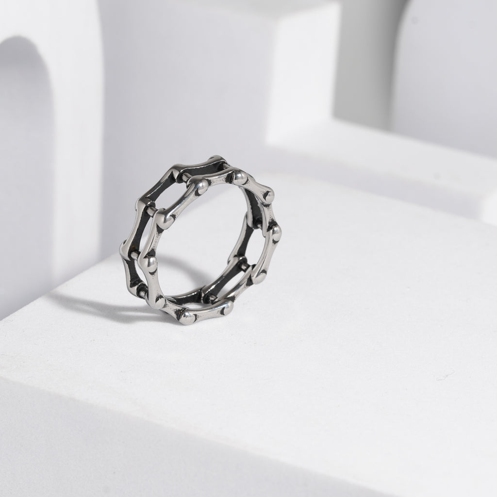 292 Oxidised Ring For Men