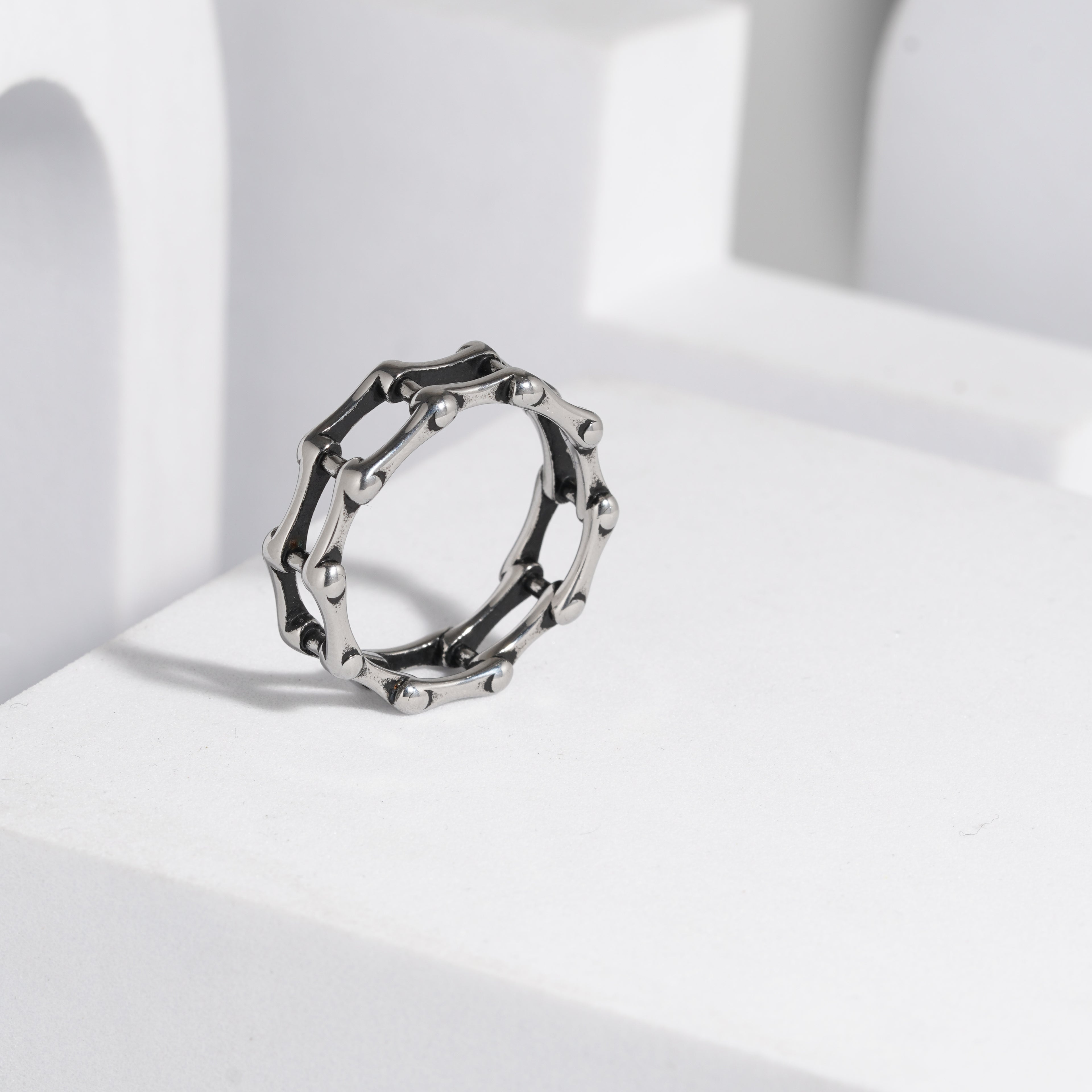 292 Oxidised Ring For Men