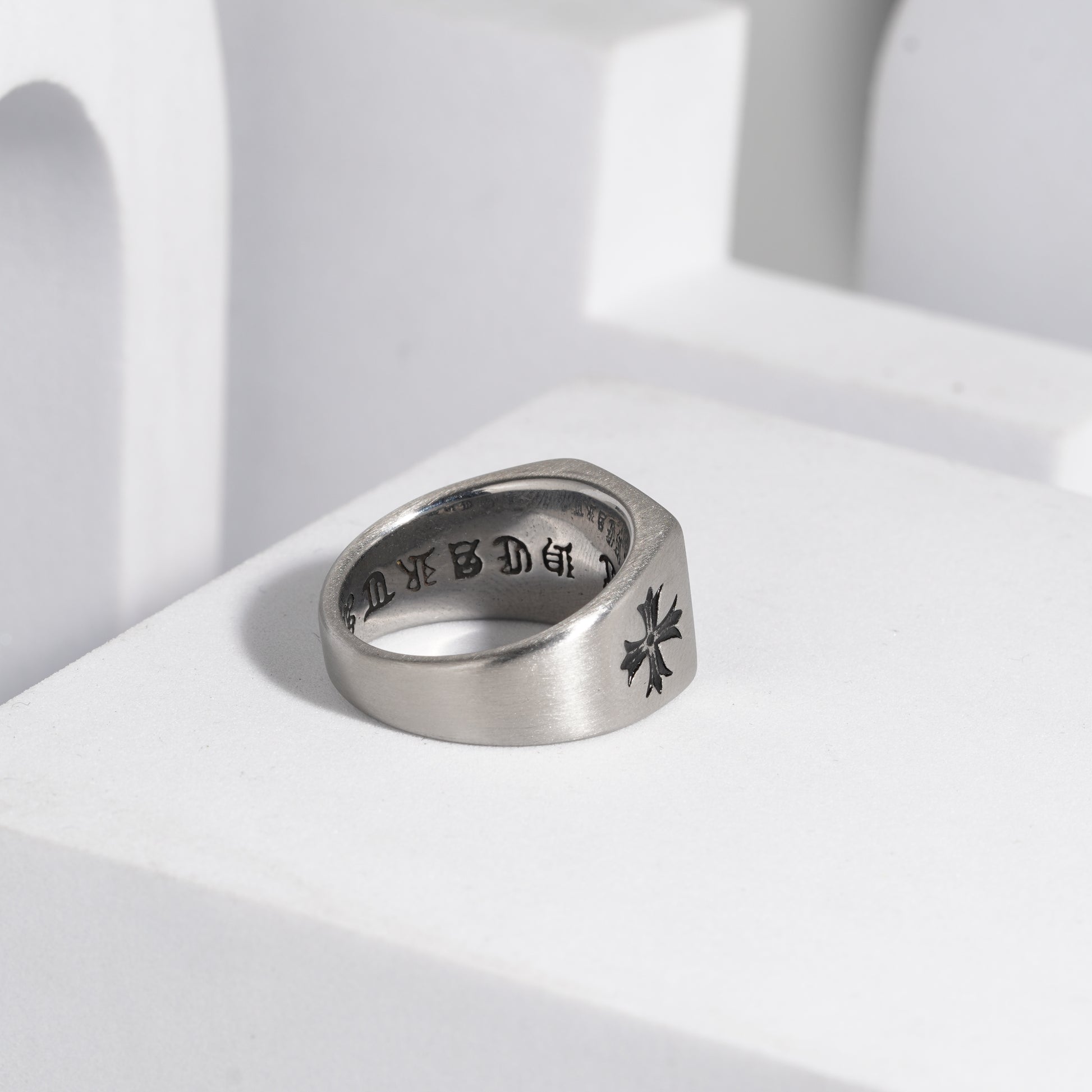 218 Oxidised Ring For Men