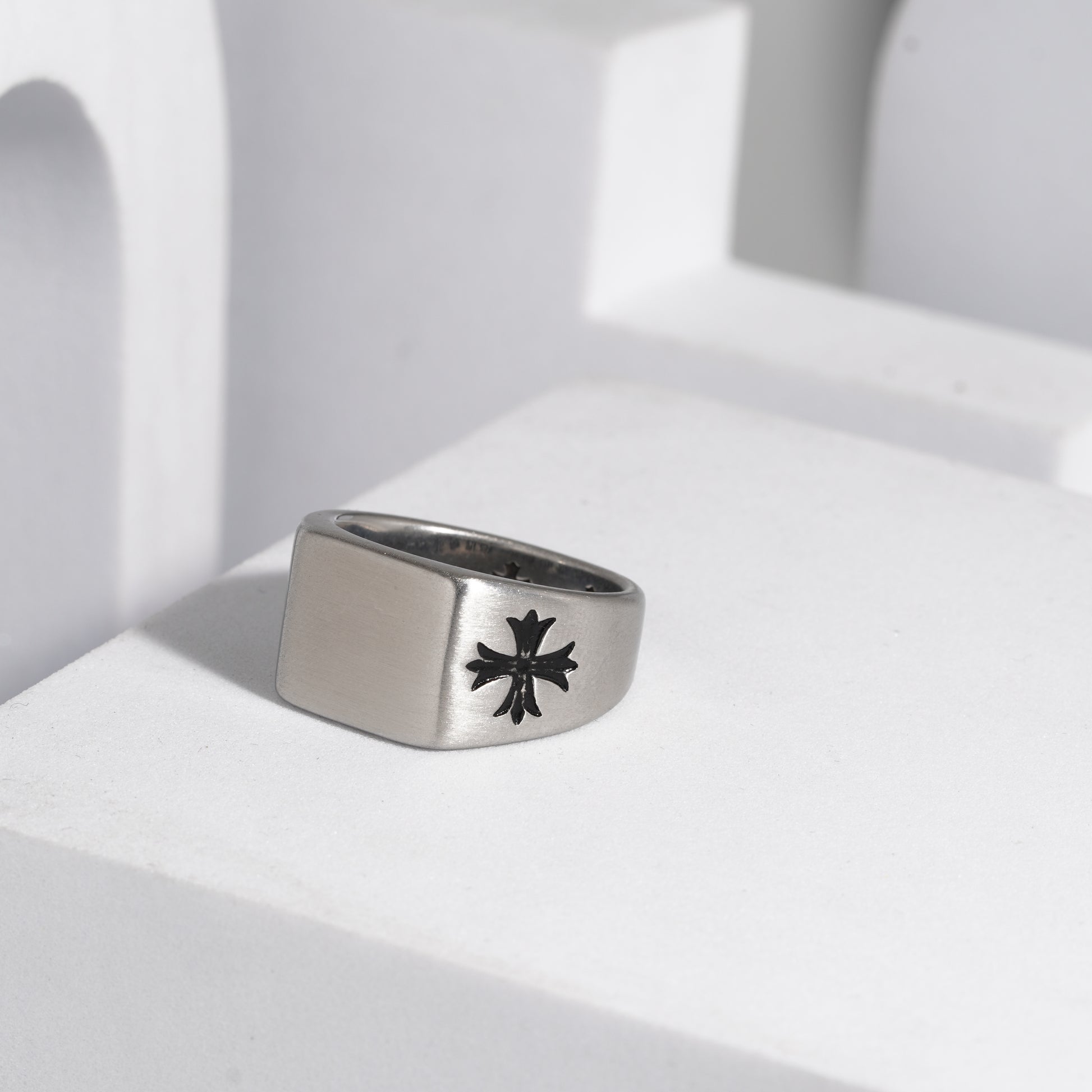 218 Oxidised Ring For Men