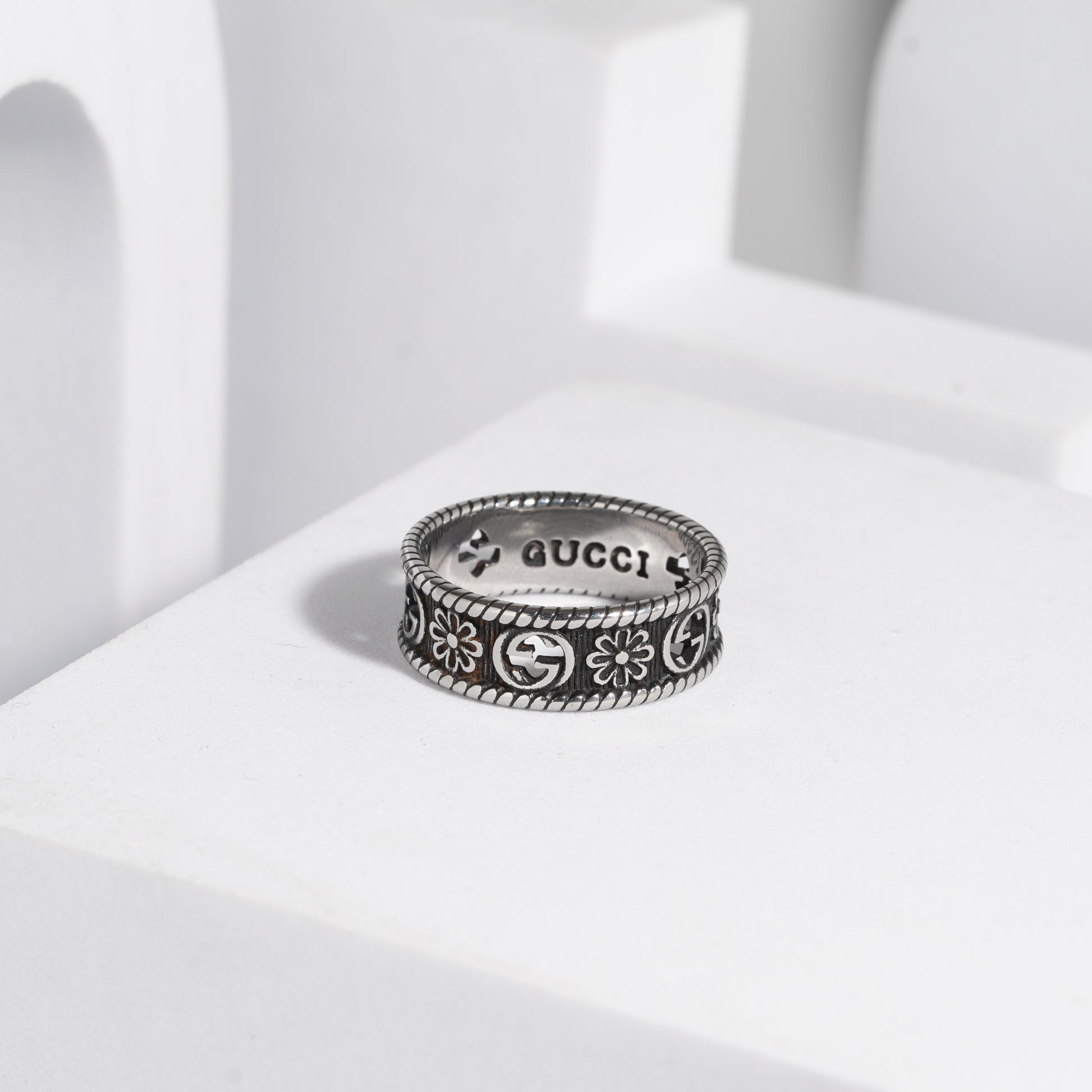 577 Oxidised Ring For Men