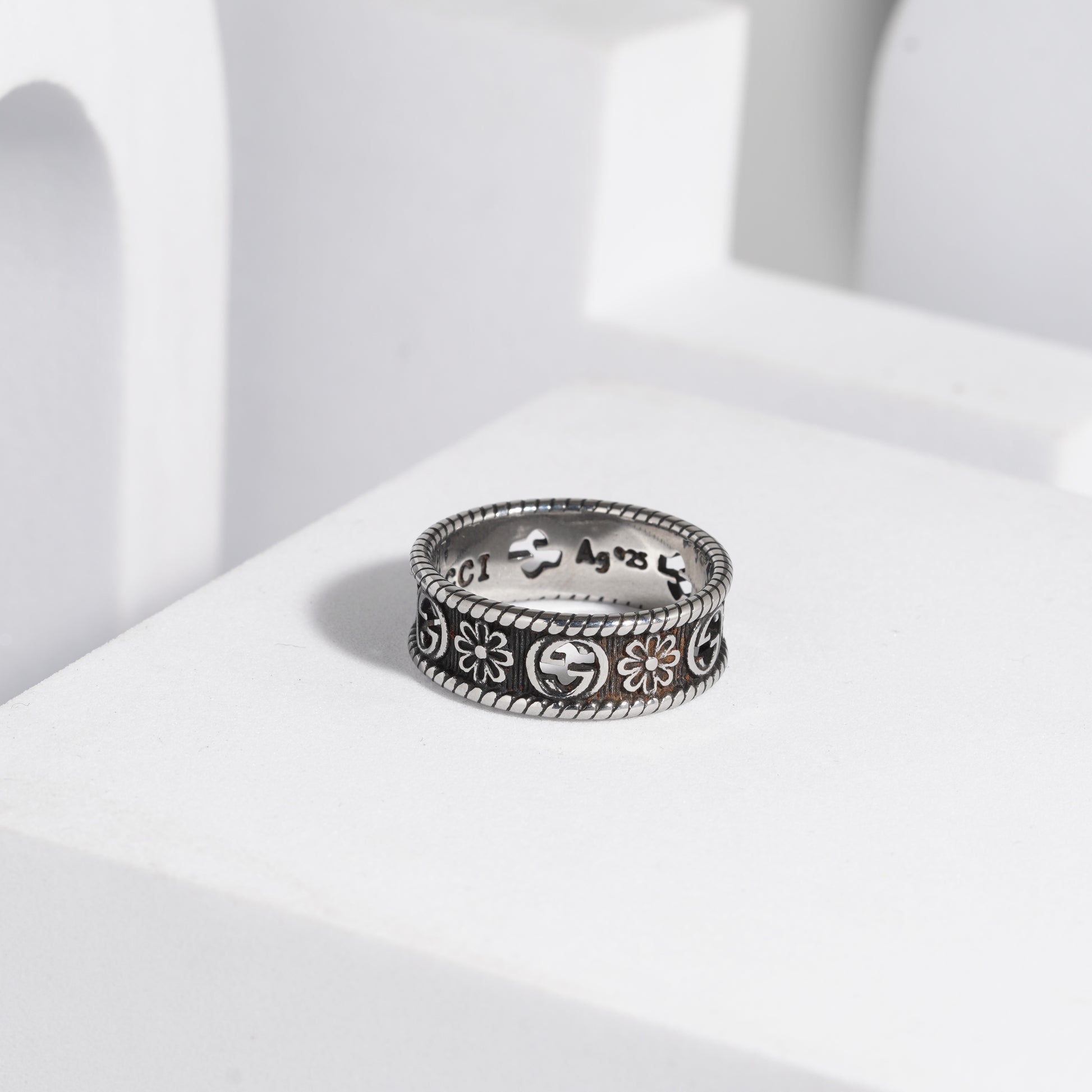577 Oxidised Ring For Men