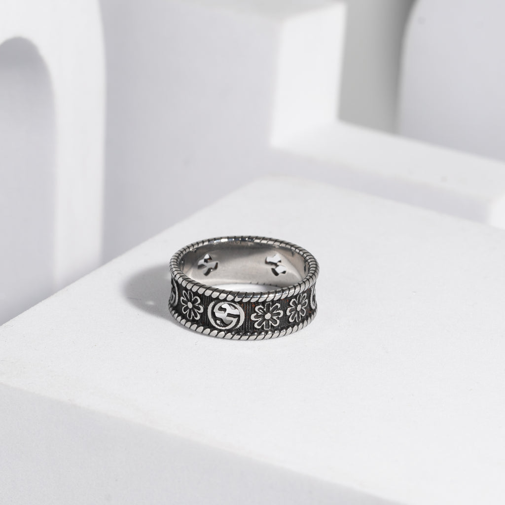 577 Oxidised Ring For Men