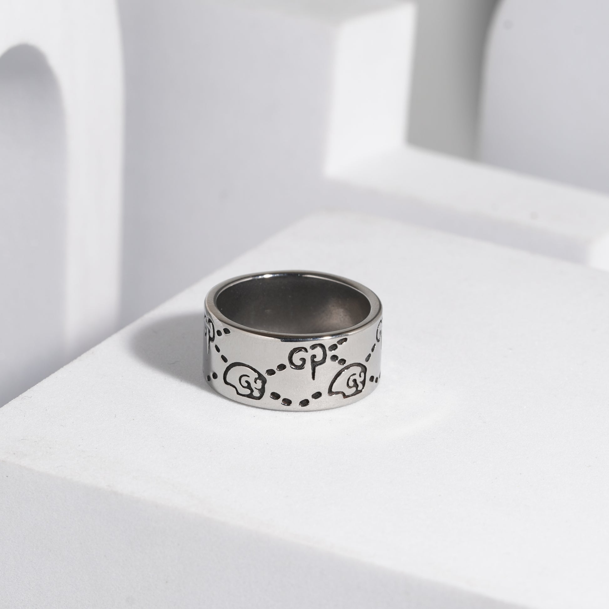 460 Oxidised Ring For Men