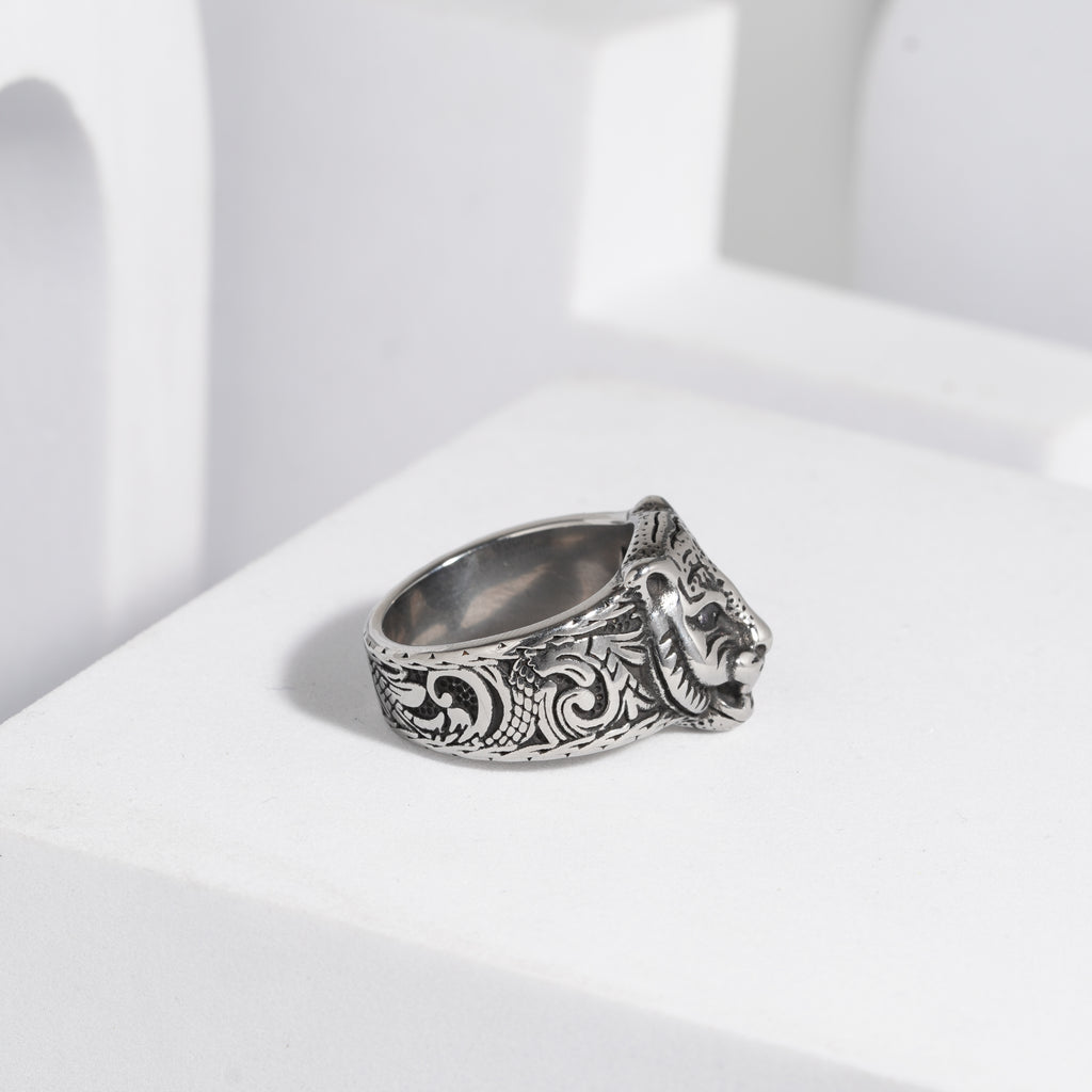 768 Oxidised Ring For Men