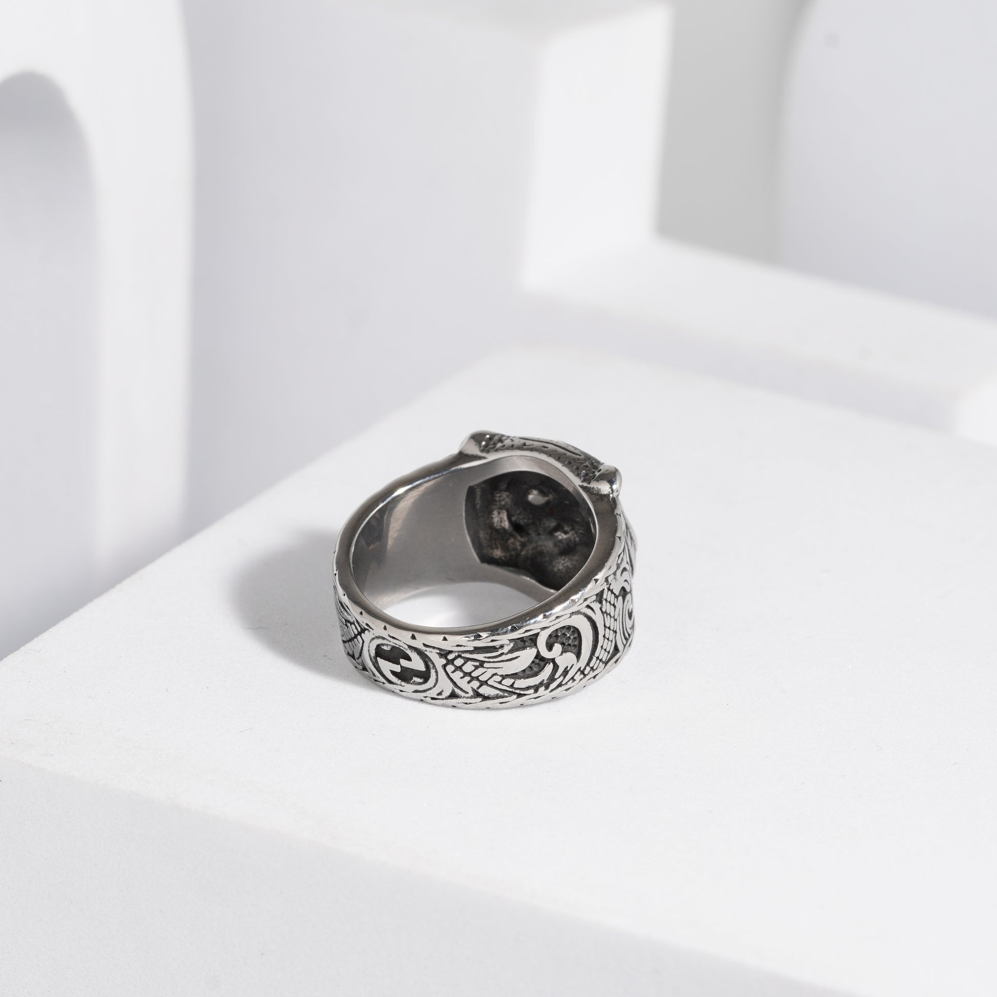 768 Oxidised Ring For Men