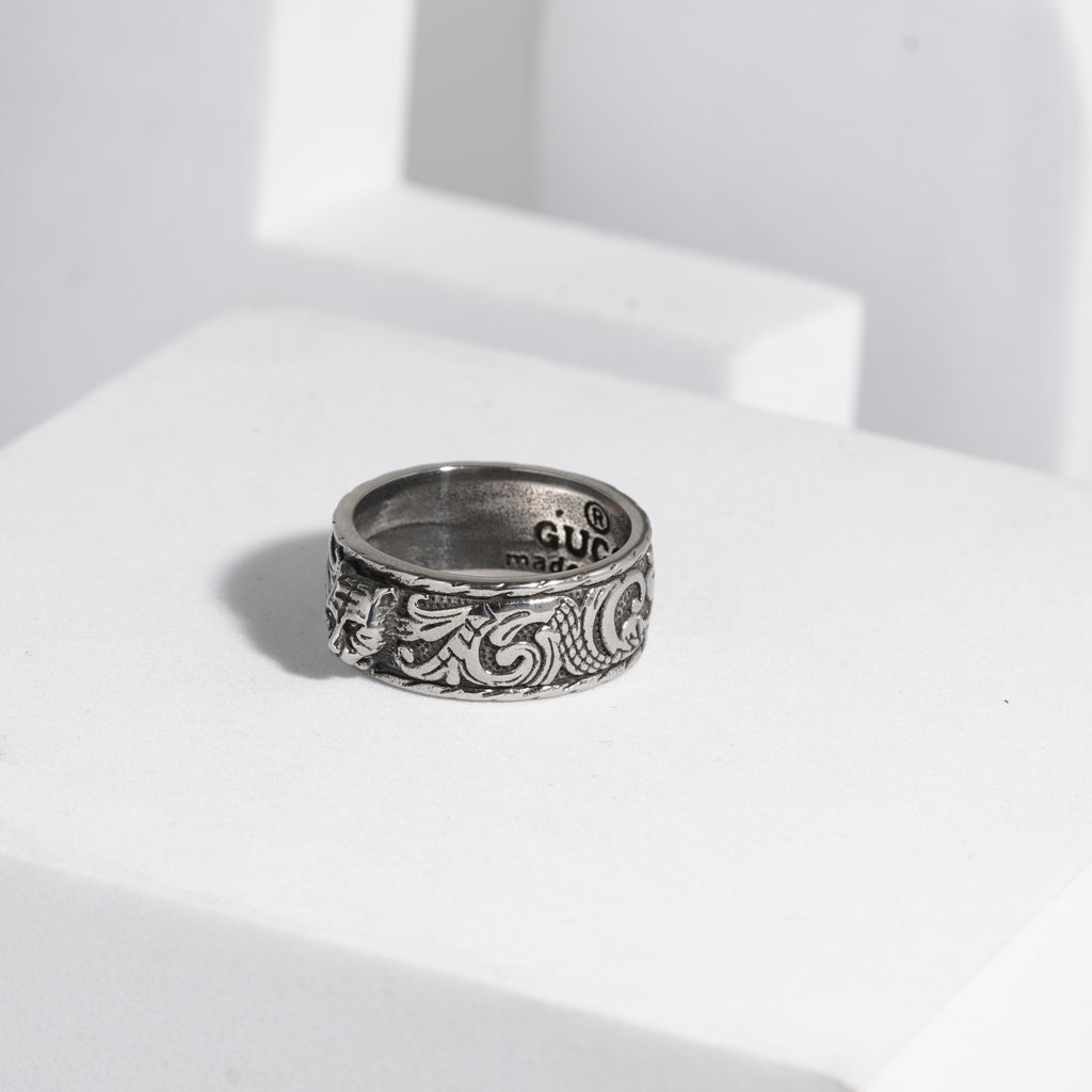 836 Oxidised Ring For Men