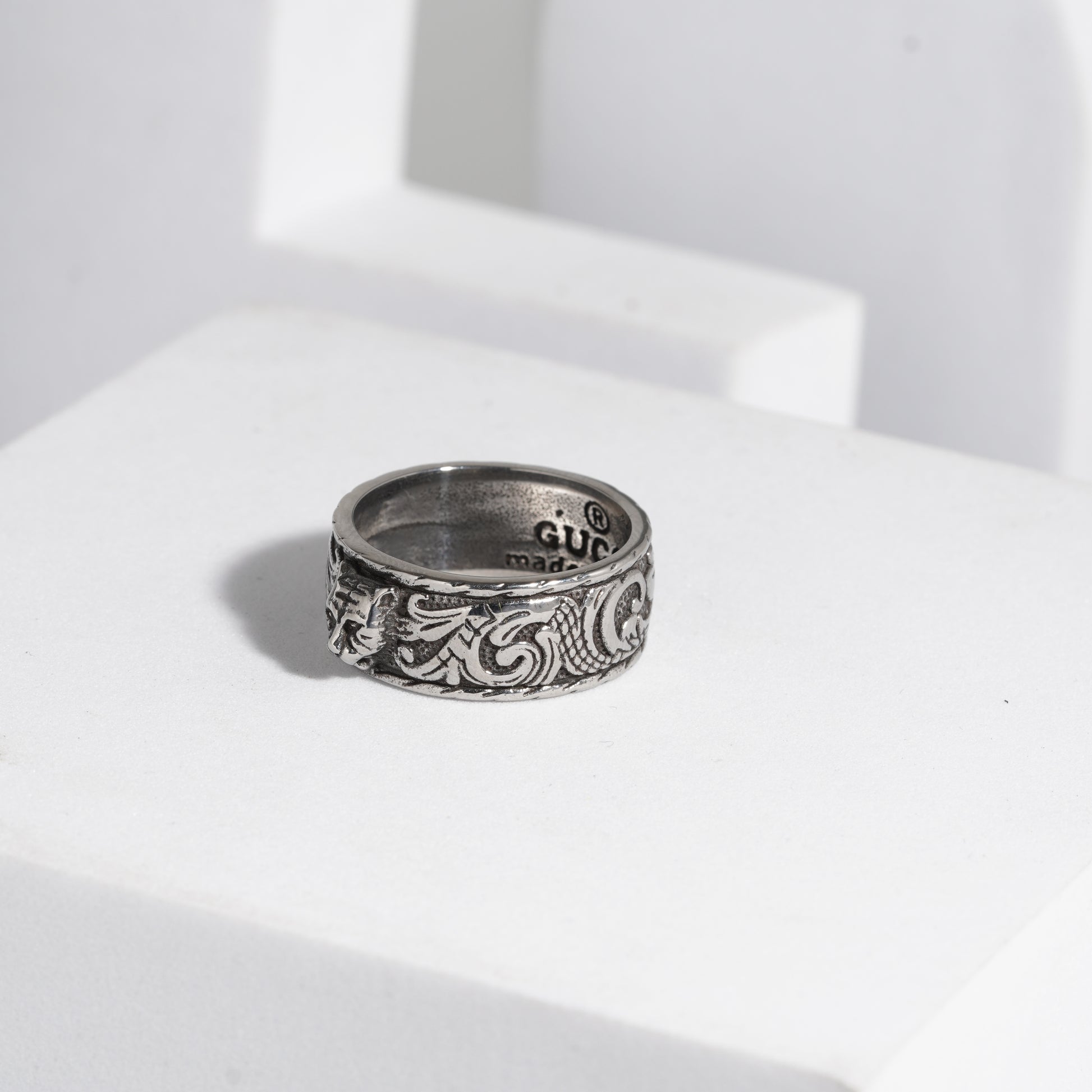 836 Oxidised Ring For Men