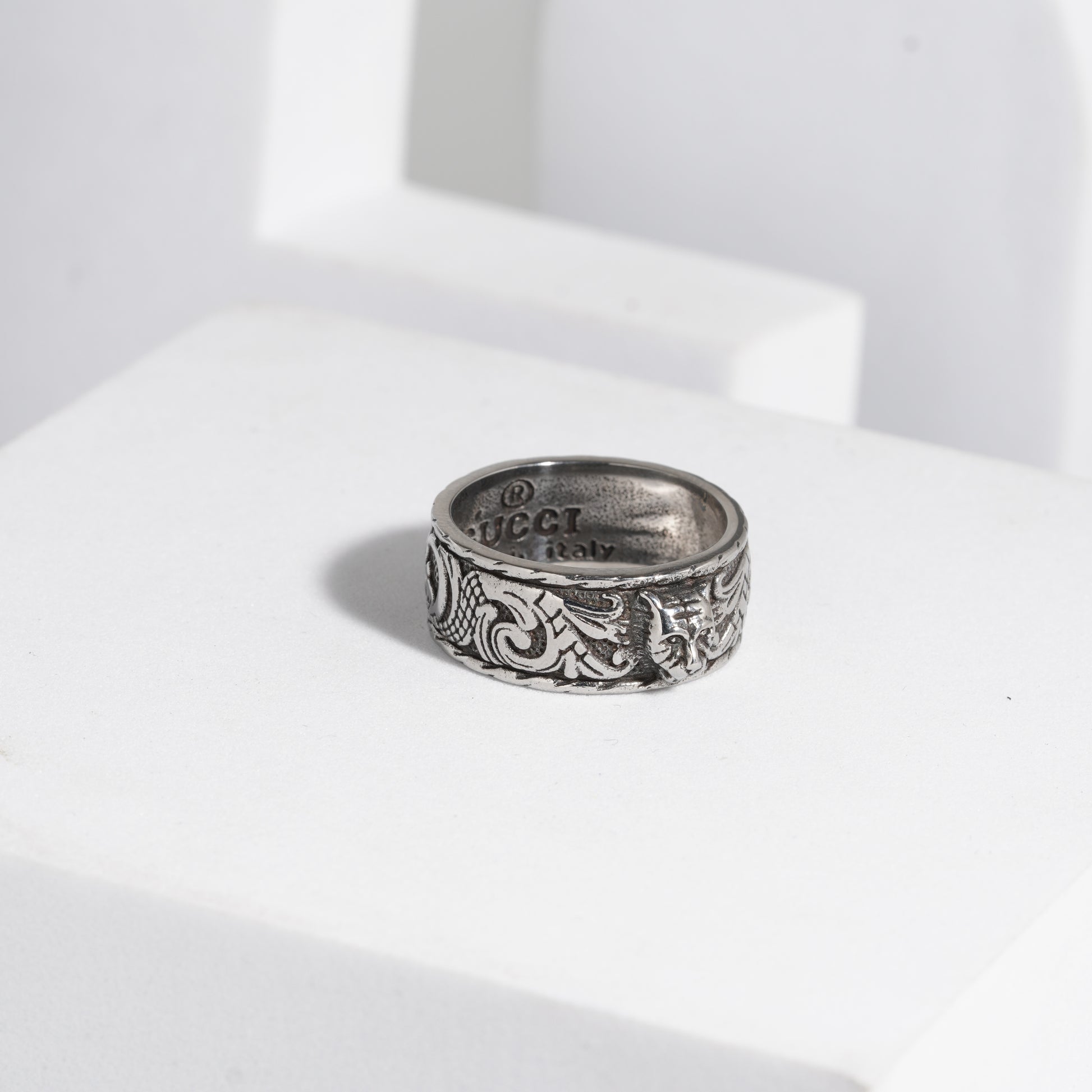 836 Oxidised Ring For Men
