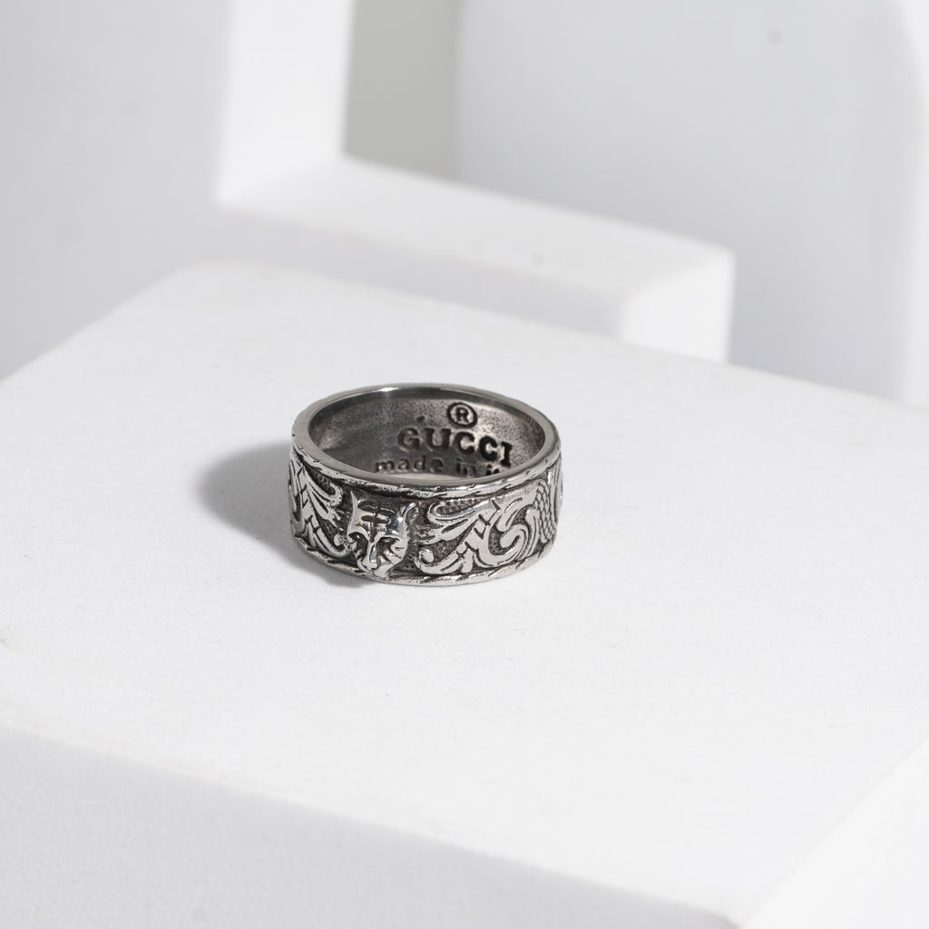 836 Oxidised Ring For Men