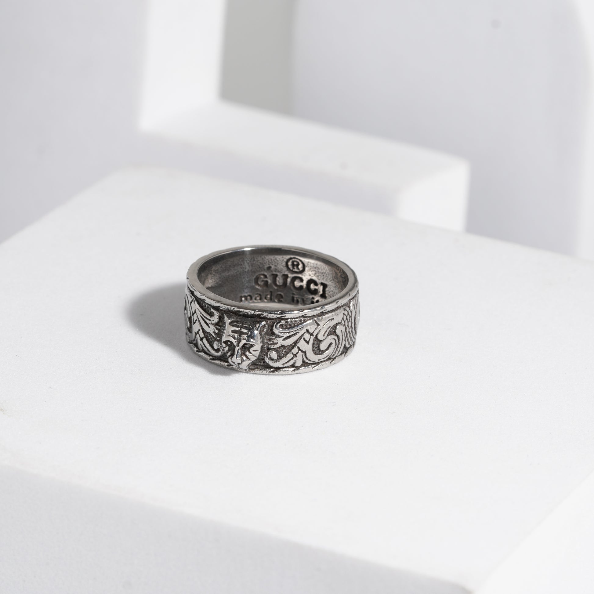 836 Oxidised Ring For Men