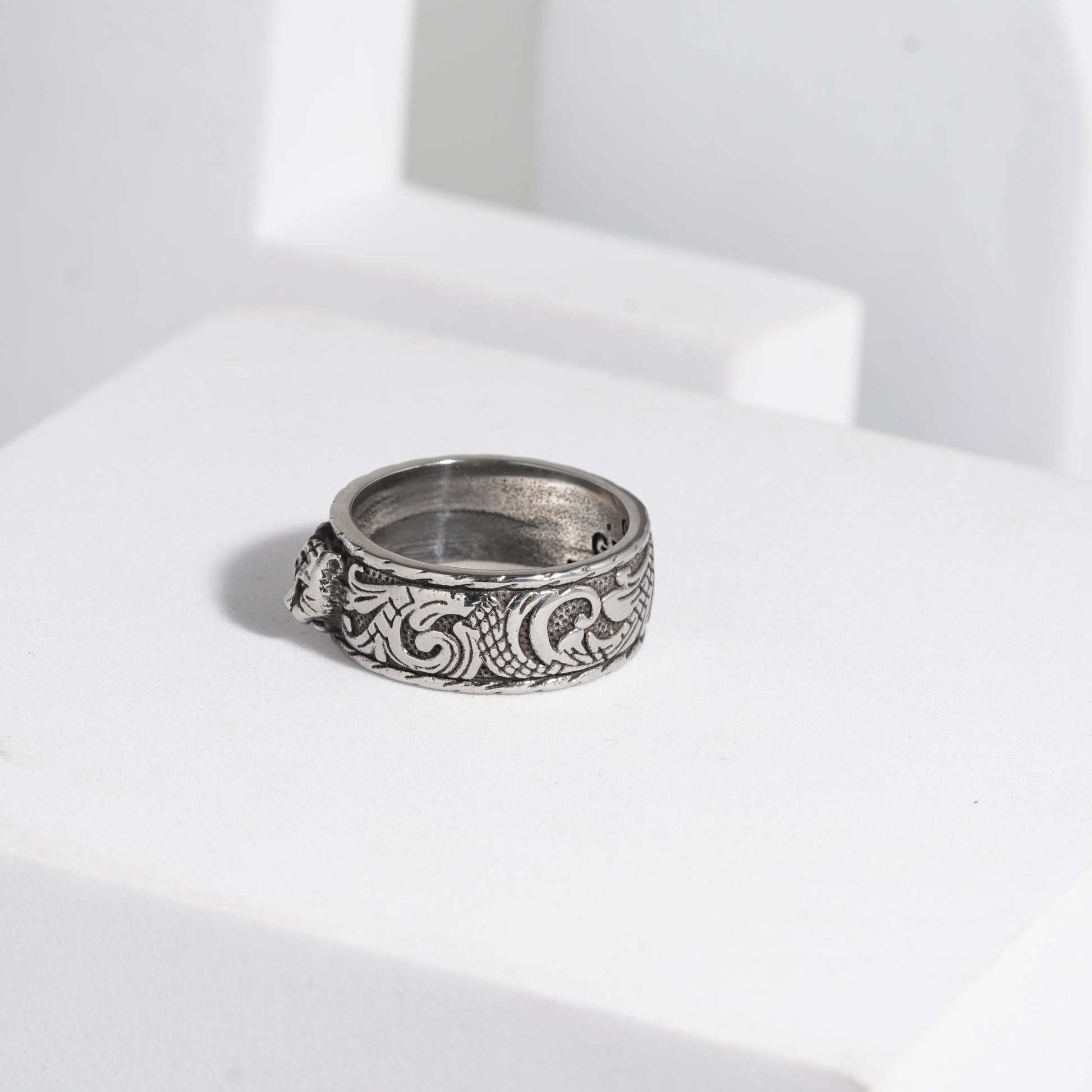 836 Oxidised Ring For Men