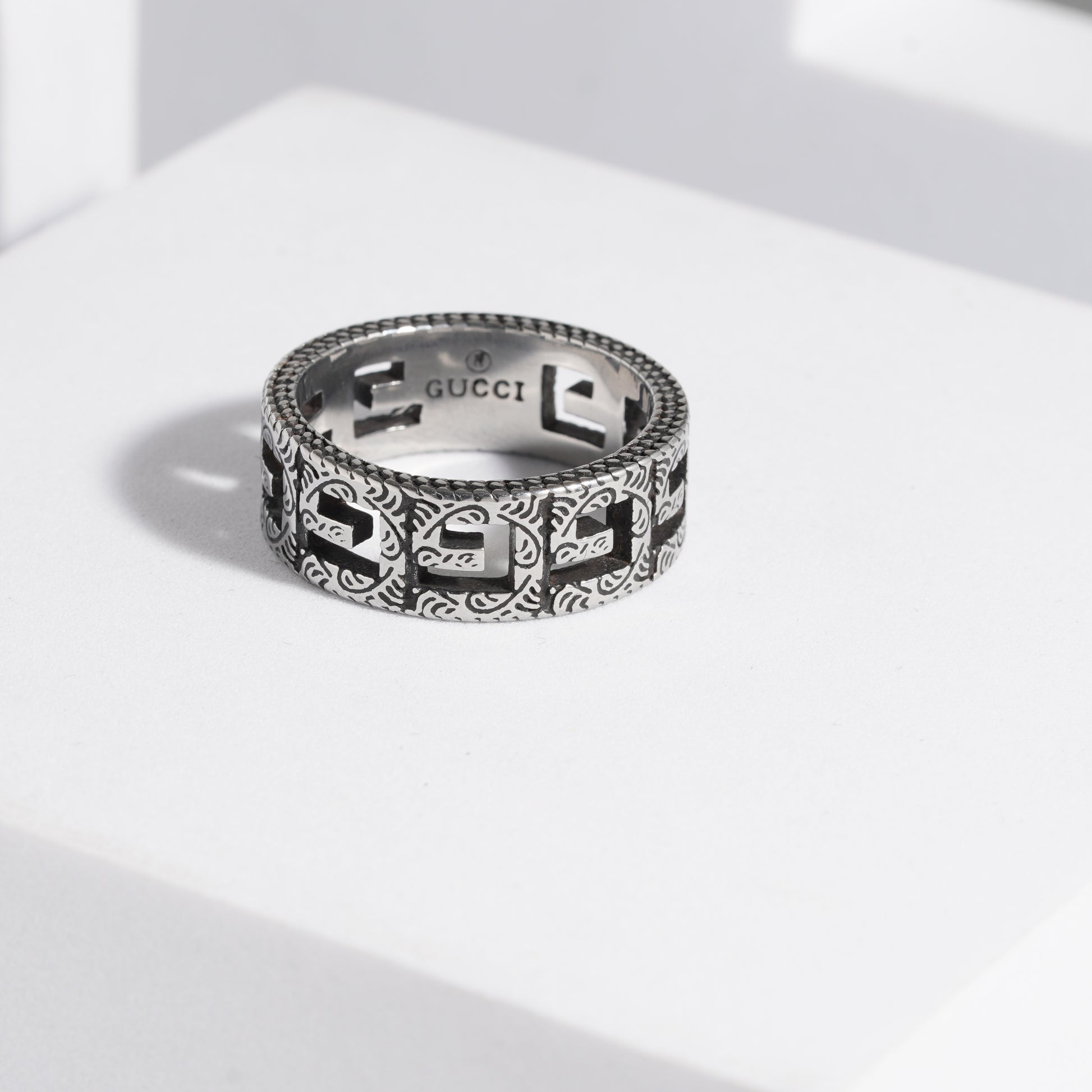 786 Oxidised Ring For Men